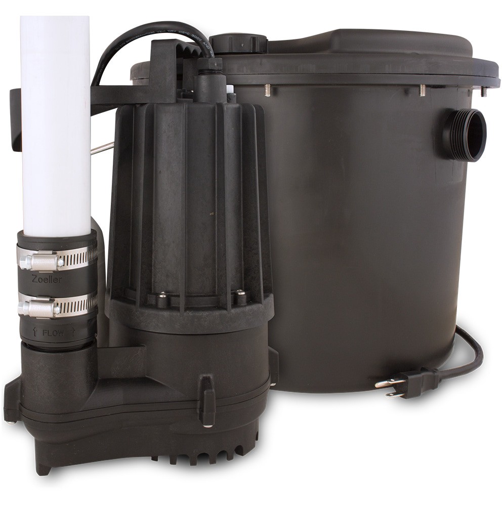 slide 1 of 6, Zoeller 1/3-HP 115 -Volt 43-Gallon Thermoplastic Submersible sump pump, 1 ct