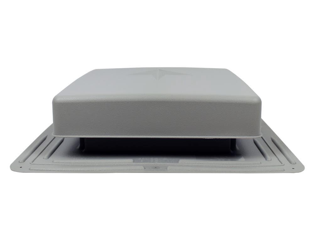 slide 2 of 6, Air Vent RVP61 Gray Plastic Square Roof Louver, 1 ct