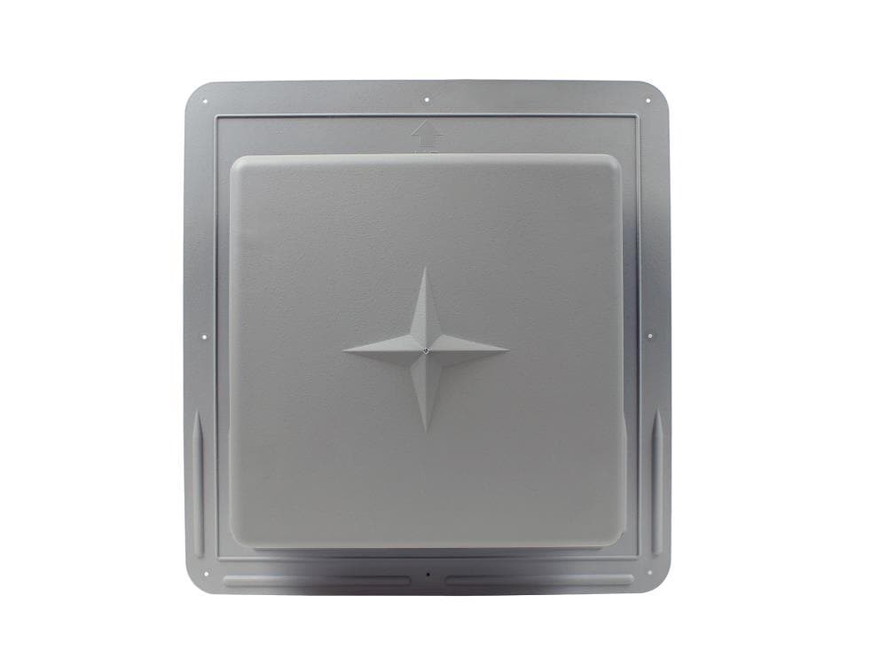 slide 3 of 6, Air Vent RVP61 Gray Plastic Square Roof Louver, 1 ct