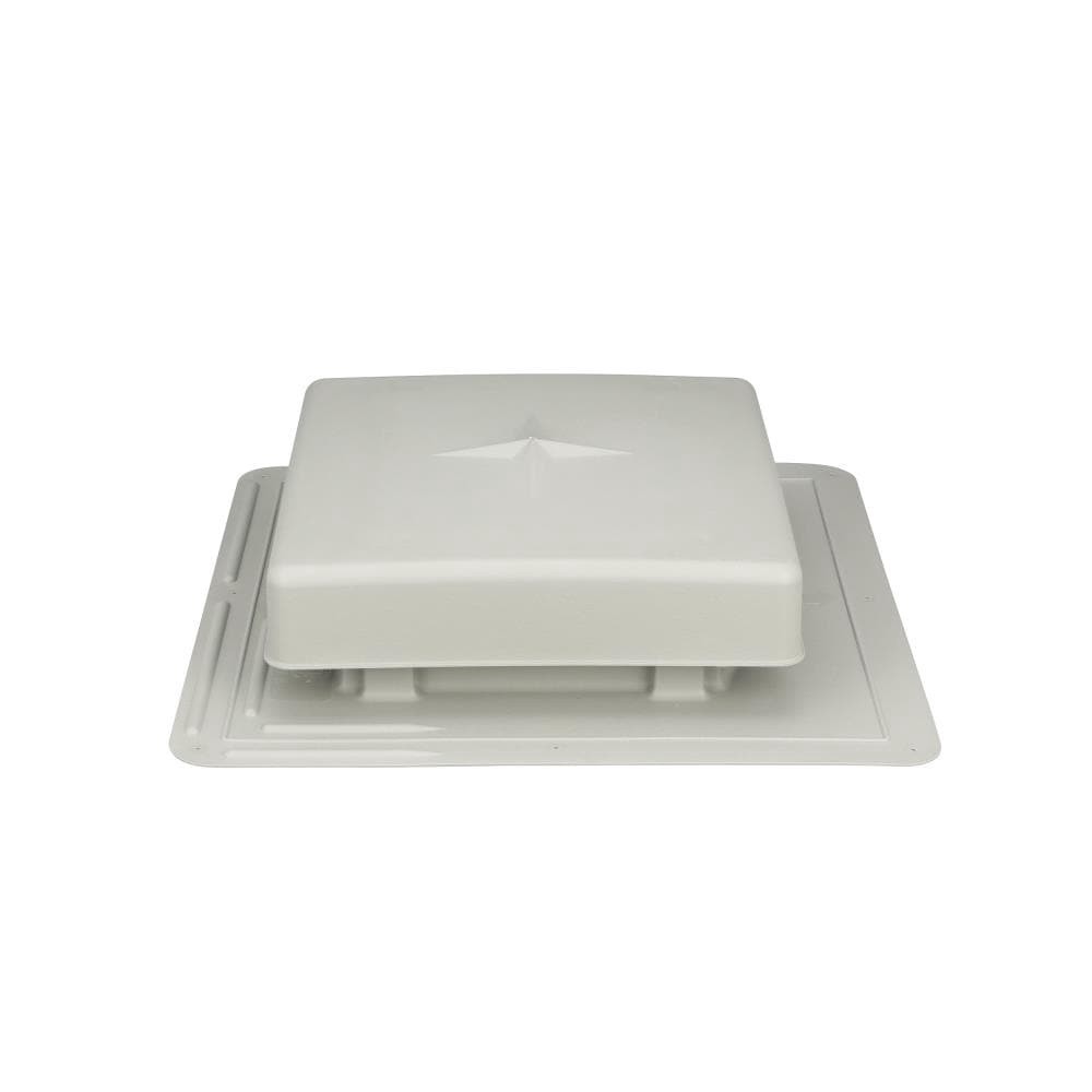 slide 5 of 6, Air Vent RVP61 Gray Plastic Square Roof Louver, 1 ct