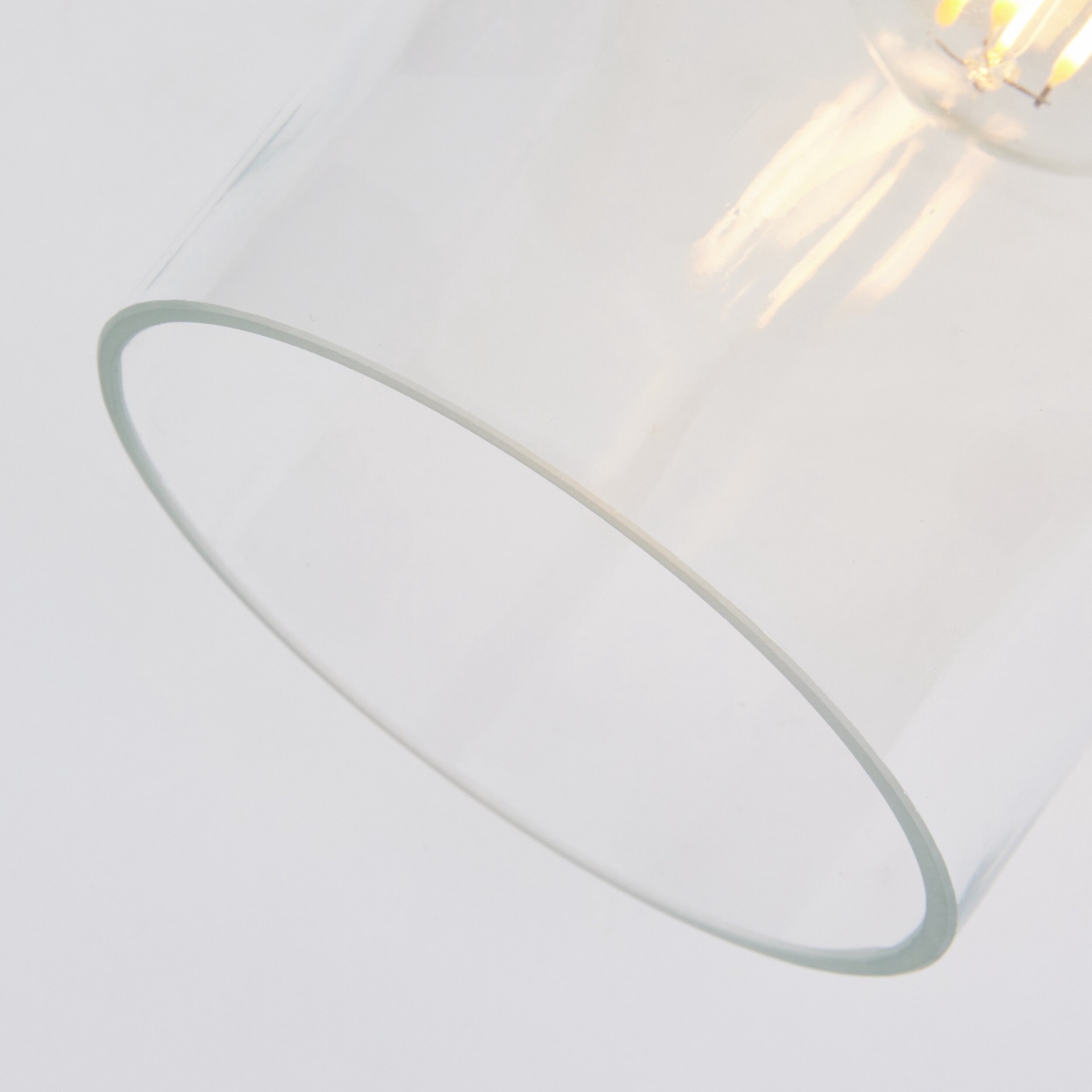 slide 3 of 6, allen + roth Vallymede 5 1 -Light Brushed Nickel Modern/contemporary Vanity light, 1 ct