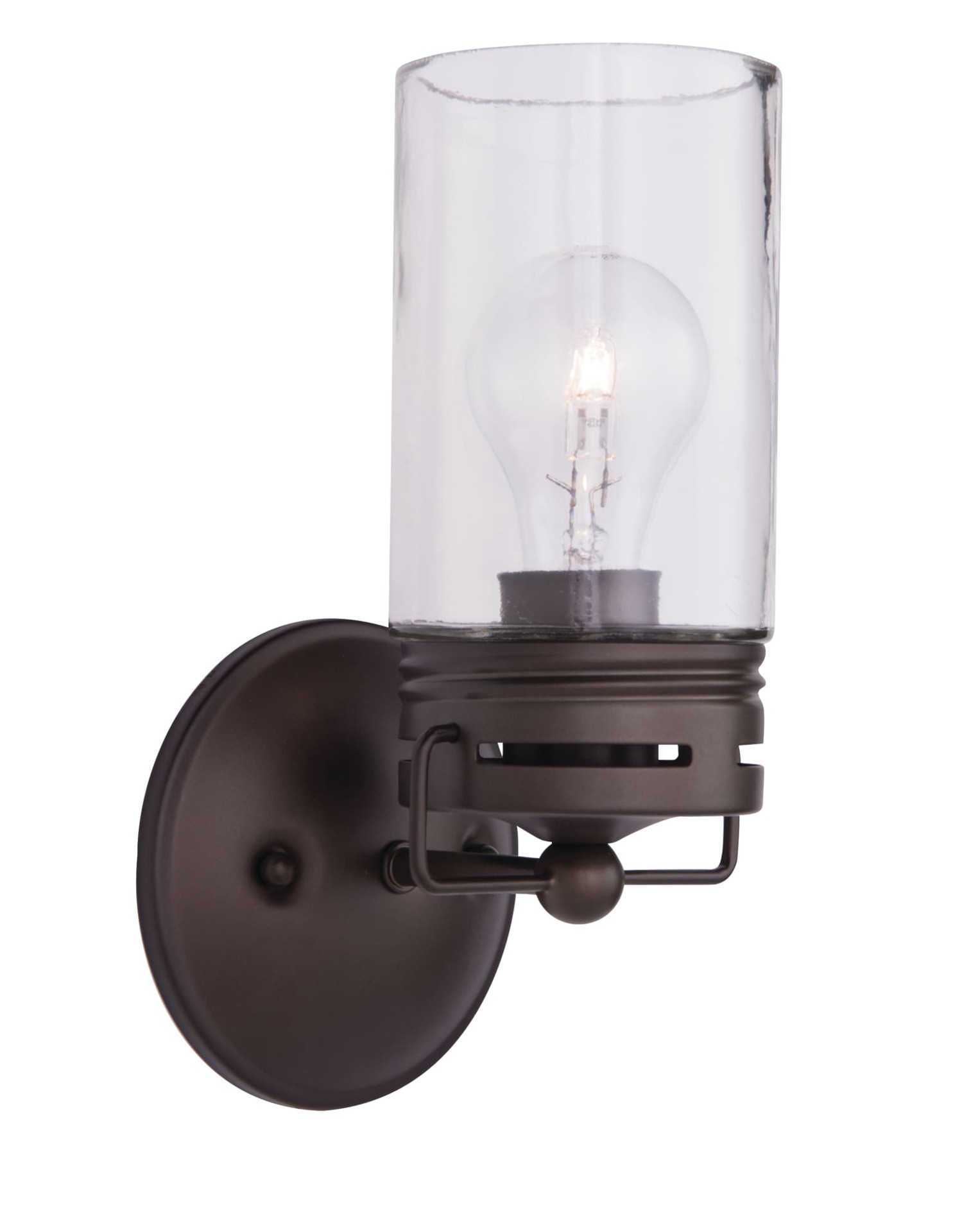 slide 6 of 6, allen + roth Vallymede 5-in 1 -Light Antique Bronze Farmhouse Vanity light, 1 ct