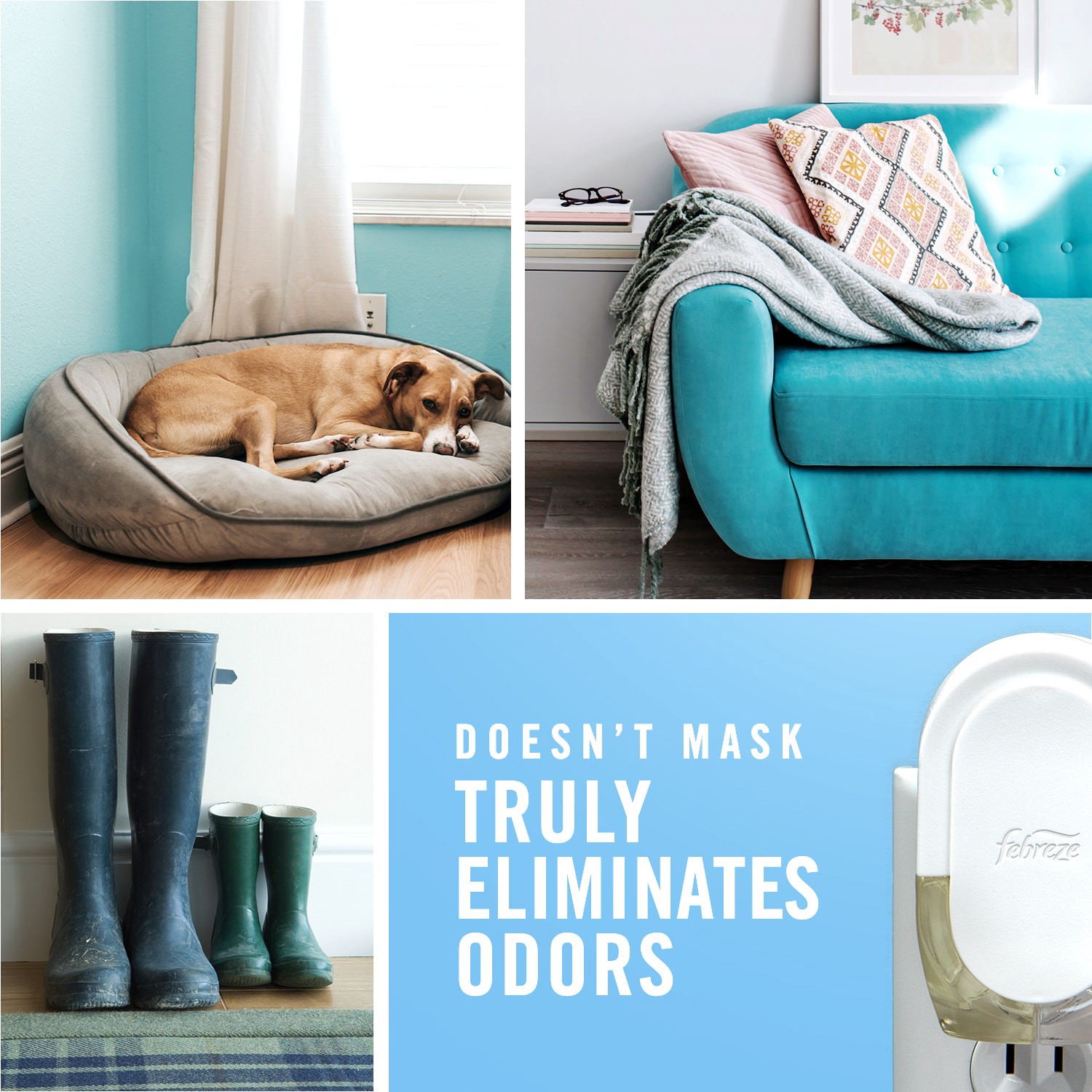 slide 3 of 5, Febreze PLUG 0.87 -fl oz Linen and Sky Refill Air Freshener 2 -Pack, 1 ct