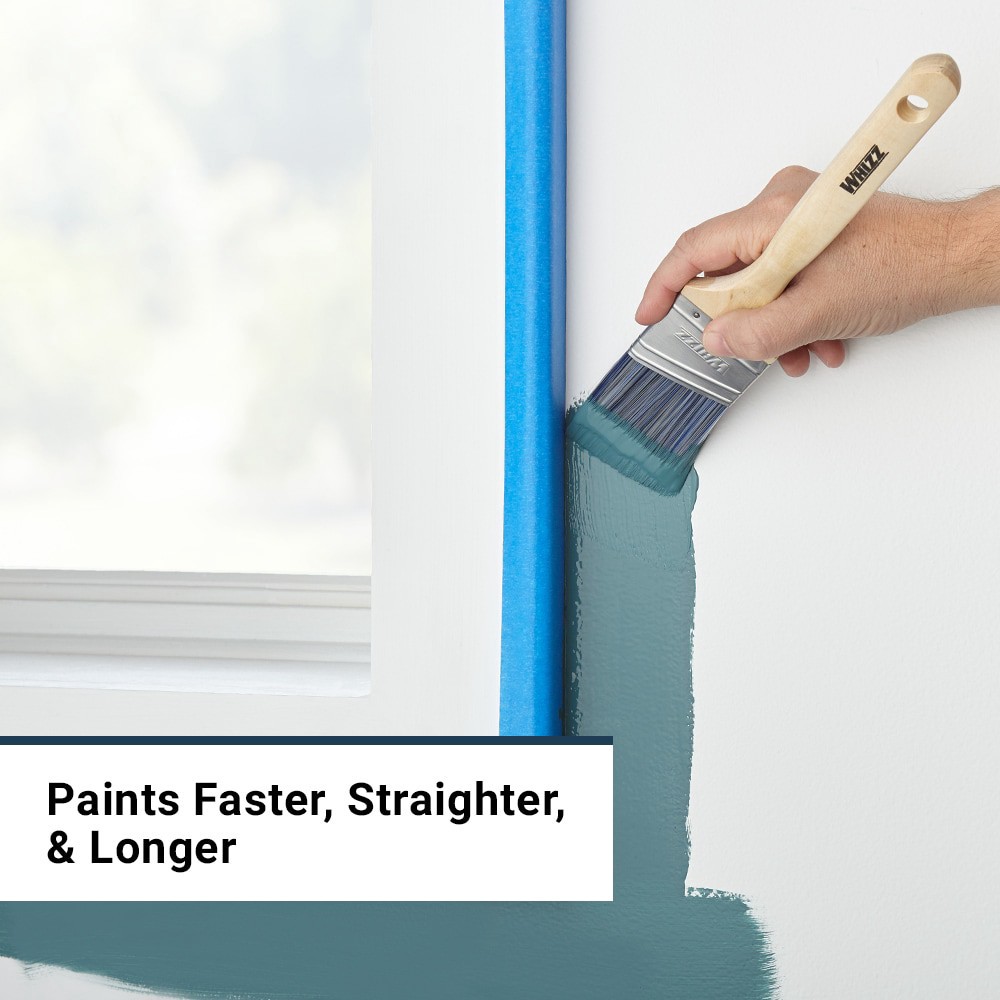 slide 4 of 6, WHIZZ WEDGE Trim and Walls 2-in Reusable Angle Wall Trim Brush, 1 ct