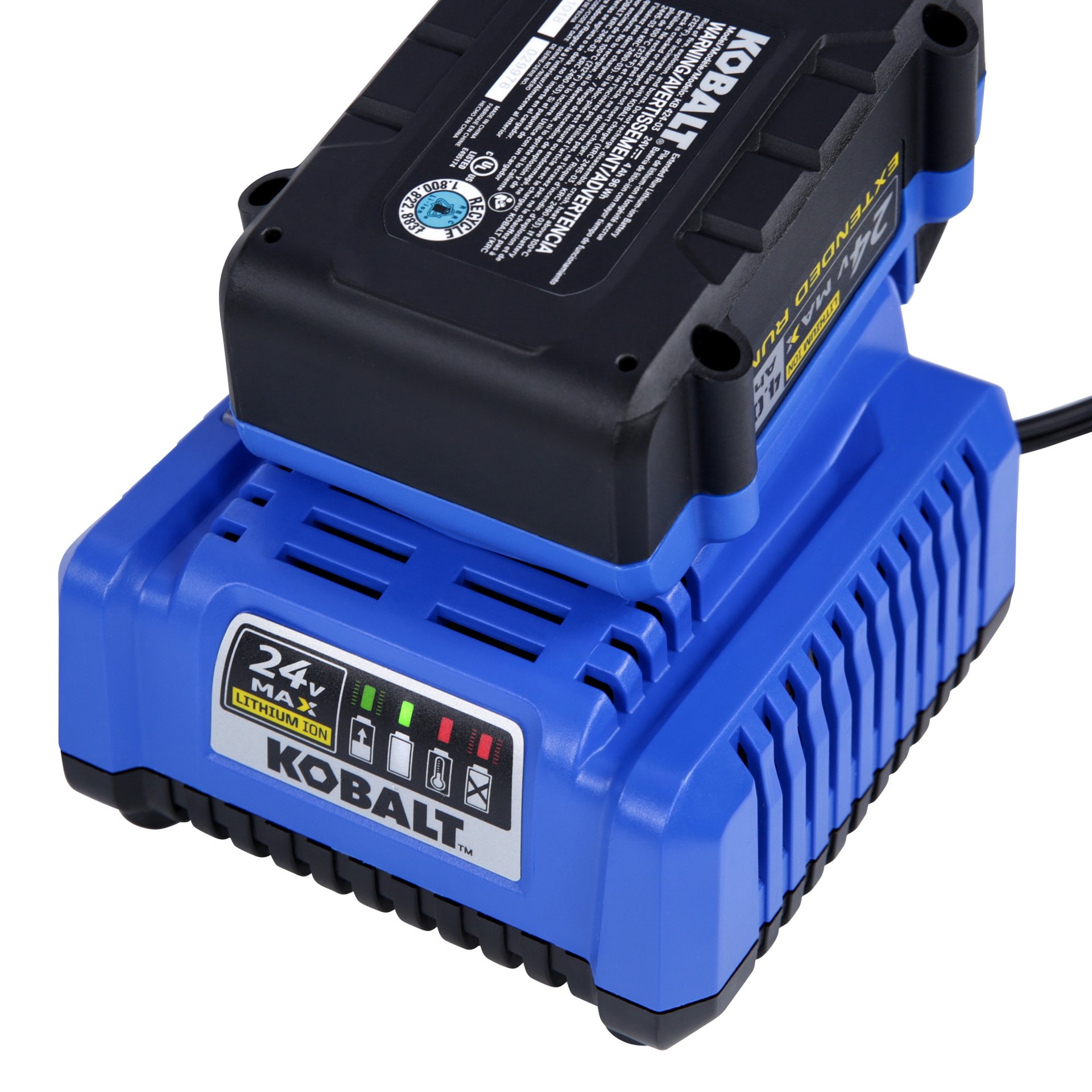 slide 2 of 6, Kobalt 24-volt Cordless Battery String Trimmer and Leaf Blower and 4 Ah (Battery Included) (Charger Included), 1 ct