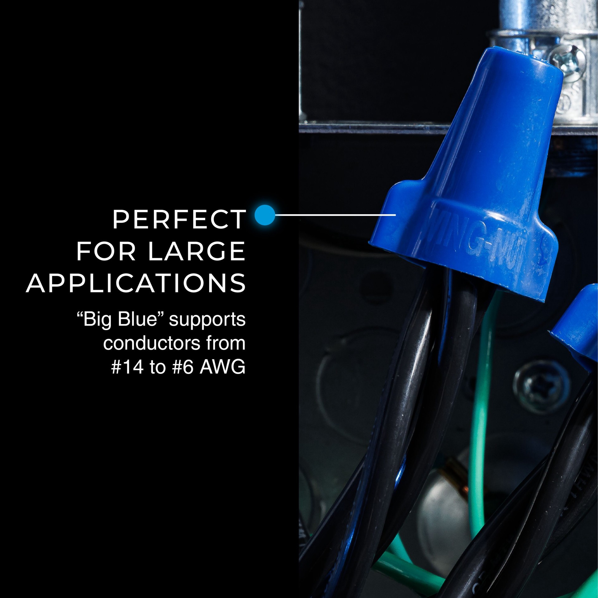 slide 4 of 6, IDEAL Wing Wire Connectors Blue ( 25 -Pack ), 1 ct