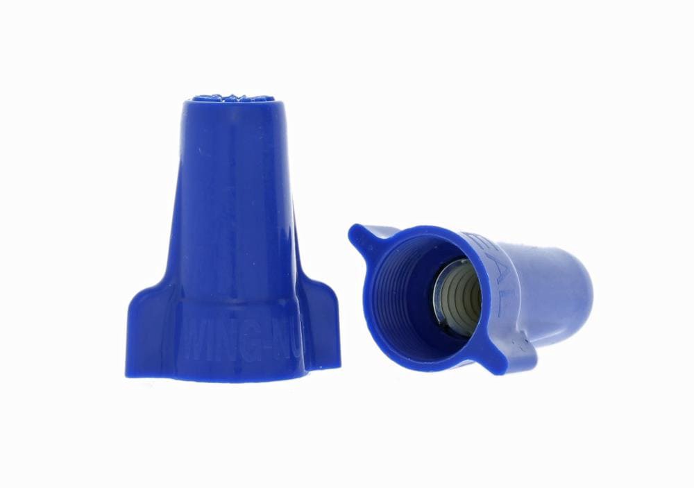 slide 1 of 6, IDEAL Wing Wire Connectors Blue ( 25 -Pack ), 1 ct