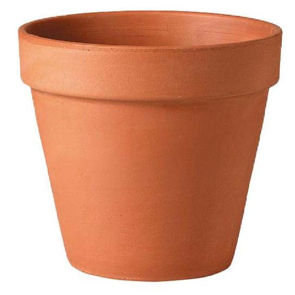 slide 1 of 6, Southern Patio Round 18.78-in W x 15-in H x Orange Clay Indoor/Outdoor Planter, 1 ct