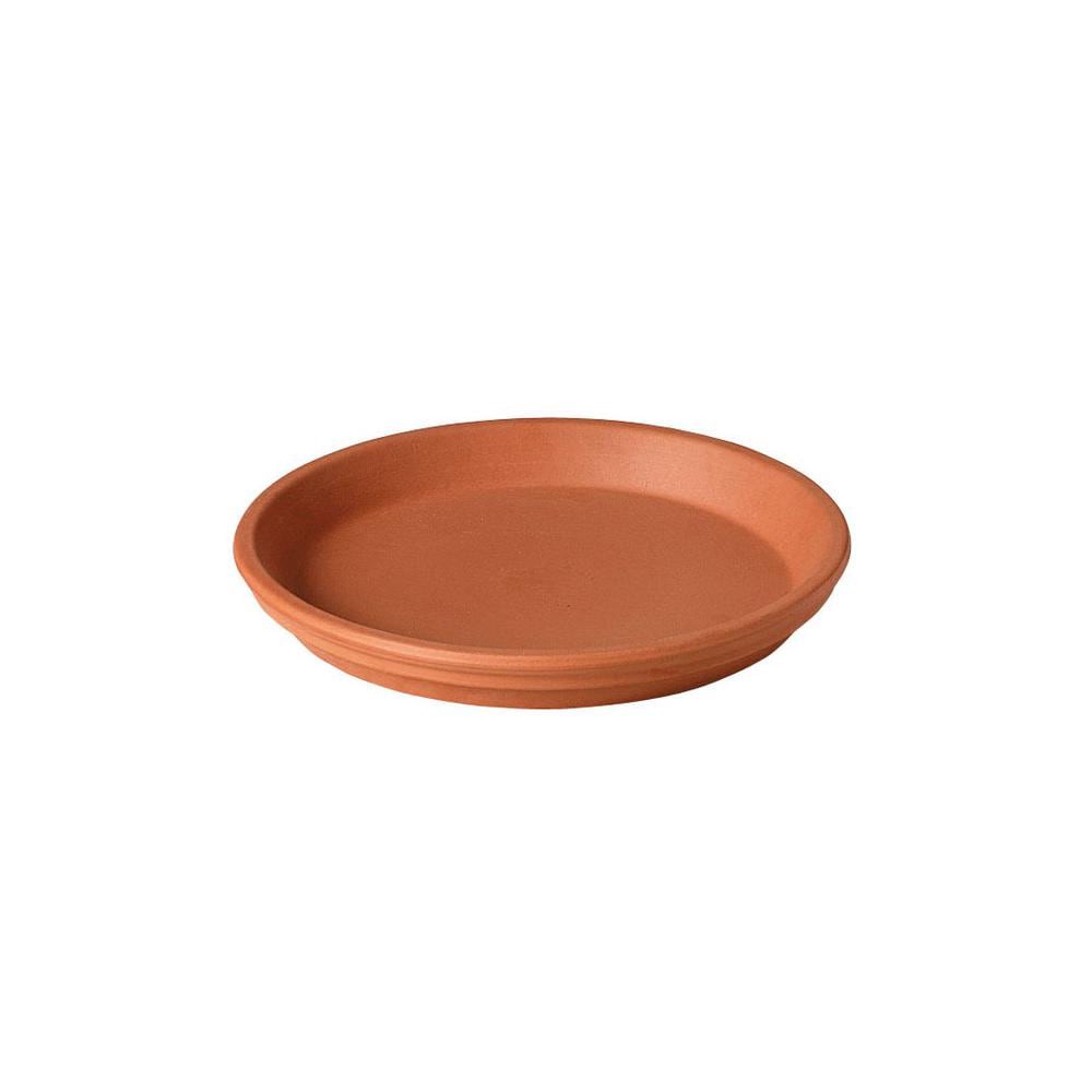slide 1 of 4, Southern Patio 8.27-in Terracotta Clay Plant Saucer, 1 ct