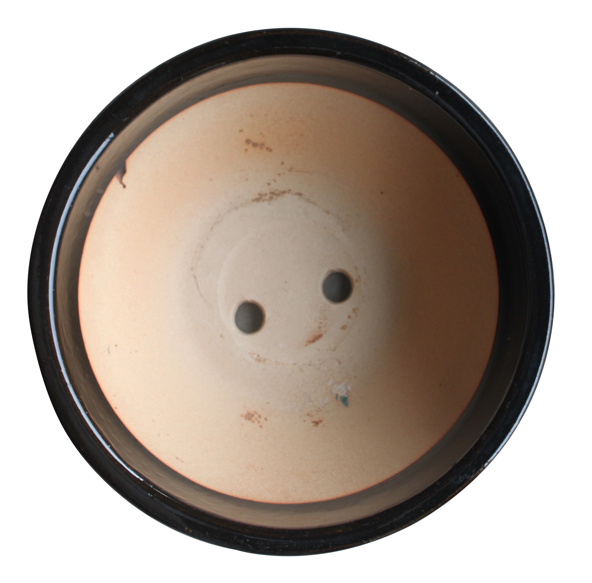 slide 3 of 6, allen + roth Round 13.0-in W x 13.0-in L Multiple colors/finishes Ceramic Outdoor Low bowl planter, 1 ct