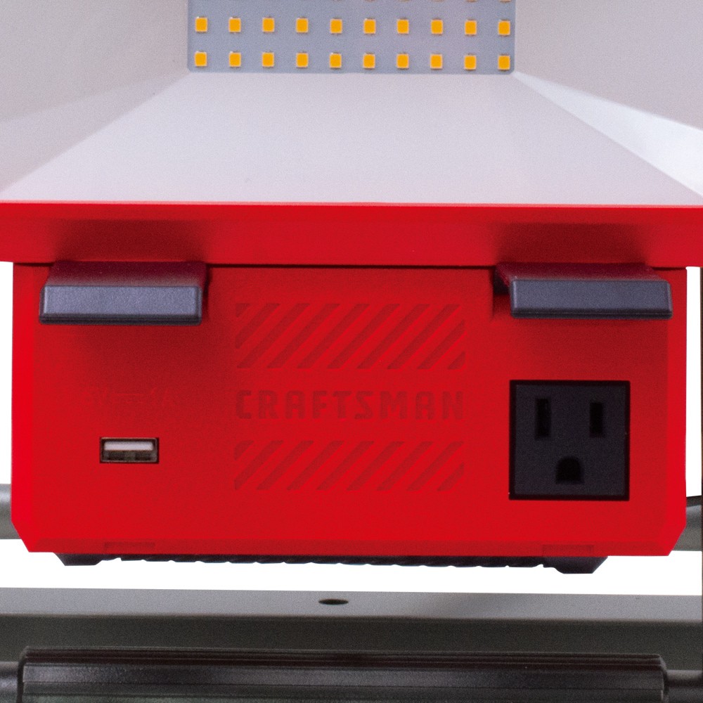 slide 6 of 6, CRAFTSMAN 3000 -Lumens LED Plug-in Portable Work Light, 1 ct