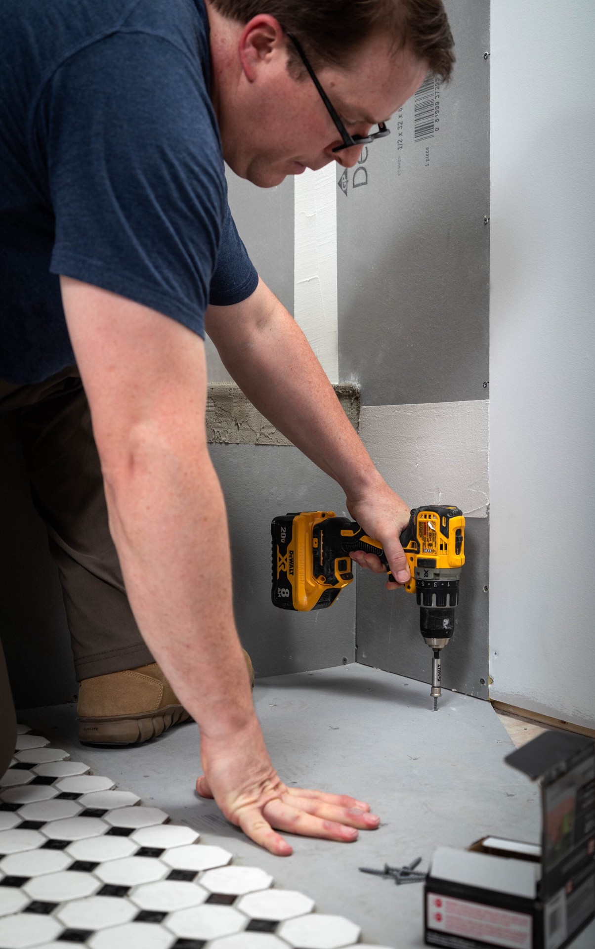 slide 3 of 6, DensShield Tile Backer 32-in x 5-ft x 1/2-in Waterproof Gypsum Backer Board 1.0 Sheets, 1 ct