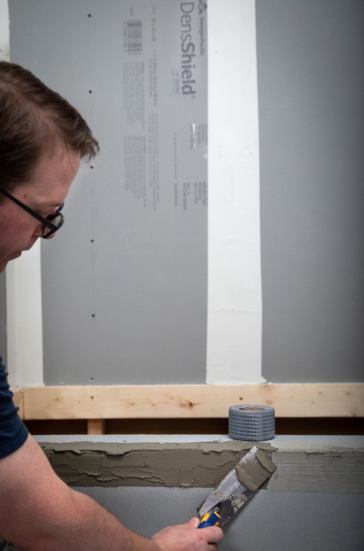 slide 5 of 6, DensShield Tile Backer 32-in x 5-ft x 1/2-in Waterproof Gypsum Backer Board 1.0 Sheets, 1 ct