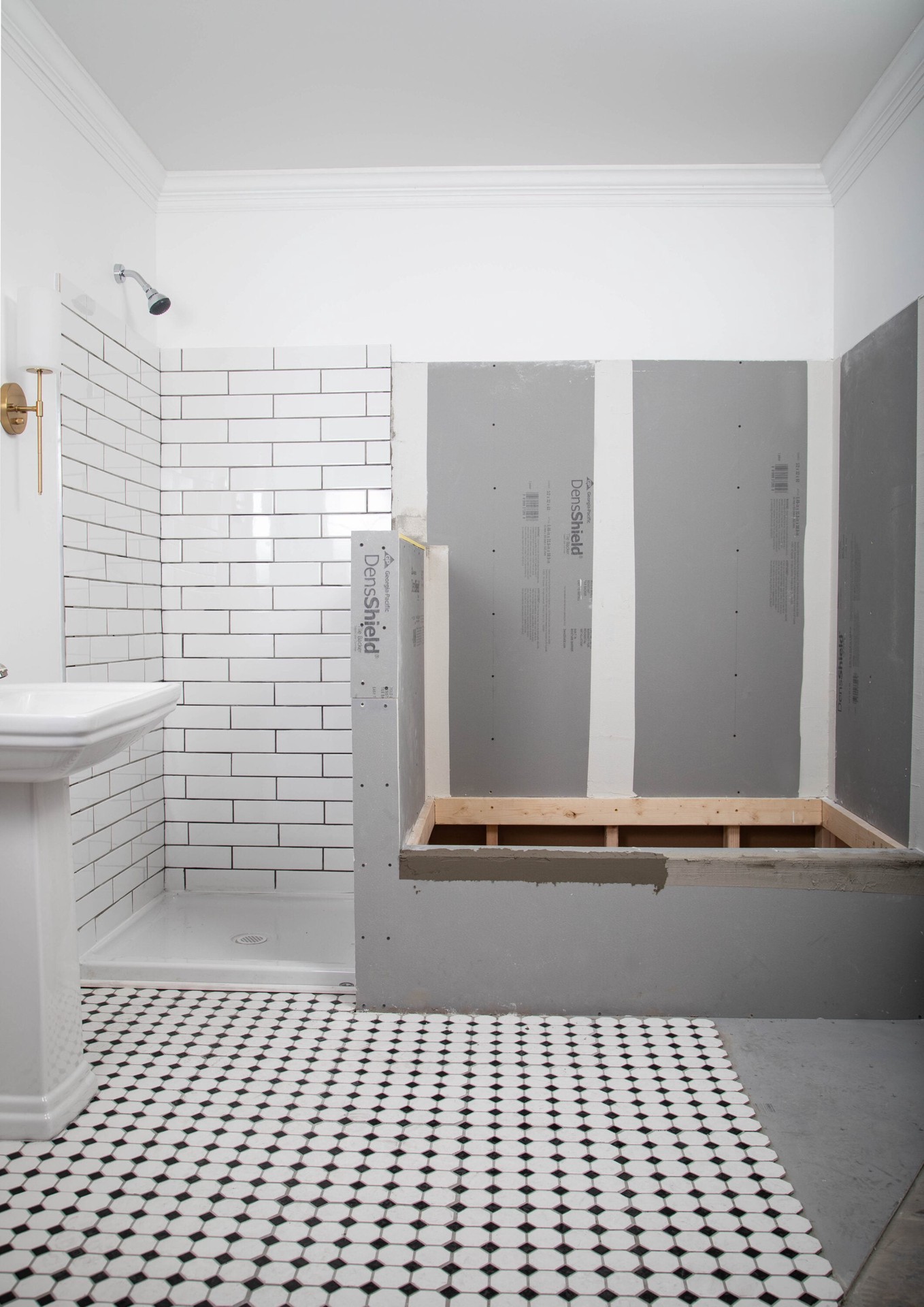 slide 6 of 6, DensShield Tile Backer 32-in x 5-ft x 1/2-in Waterproof Gypsum Backer Board 1.0 Sheets, 1 ct