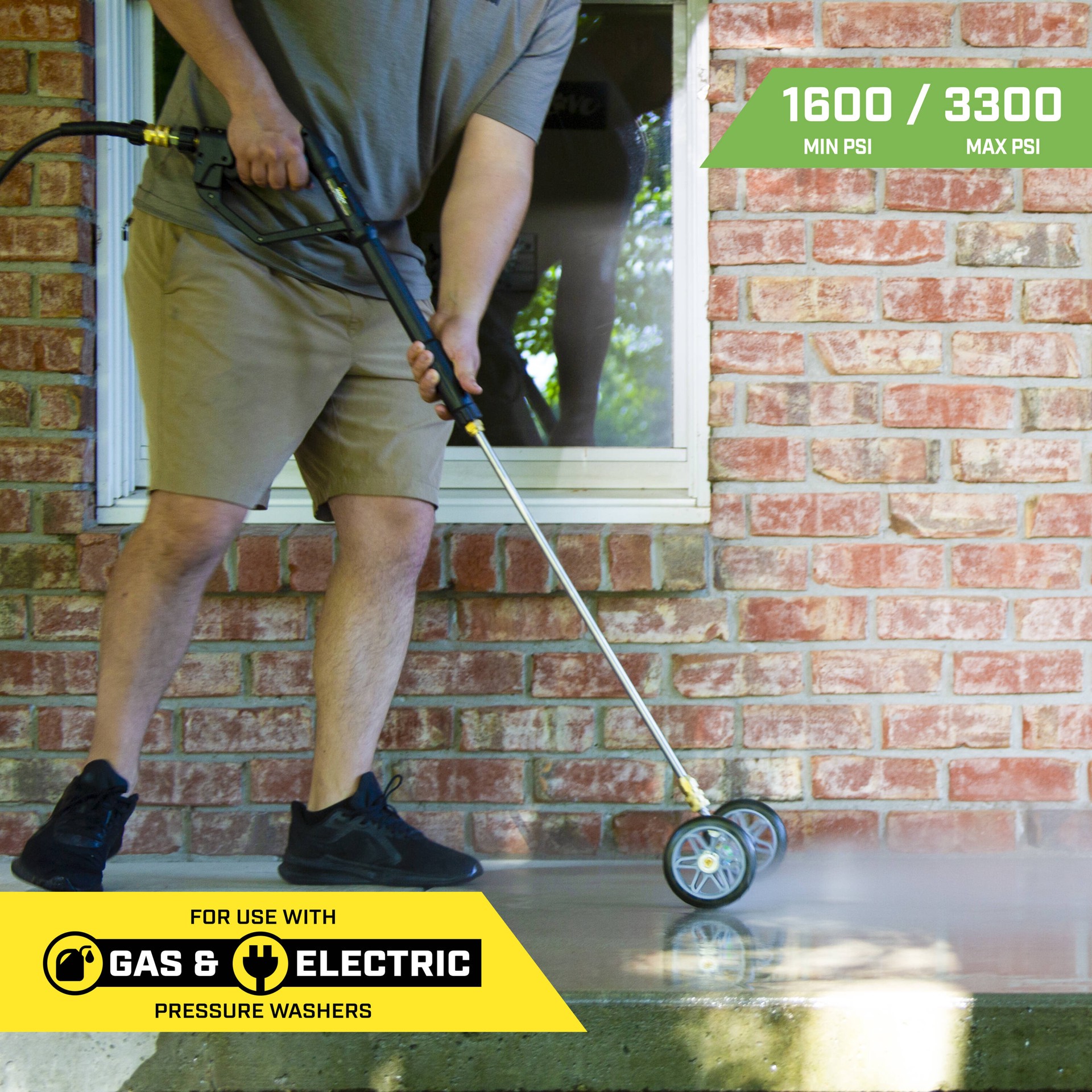 slide 4 of 6, SurfaceMaxx up to 3300-PSI Plastic Pressure Washer Spray gun, 1 ct