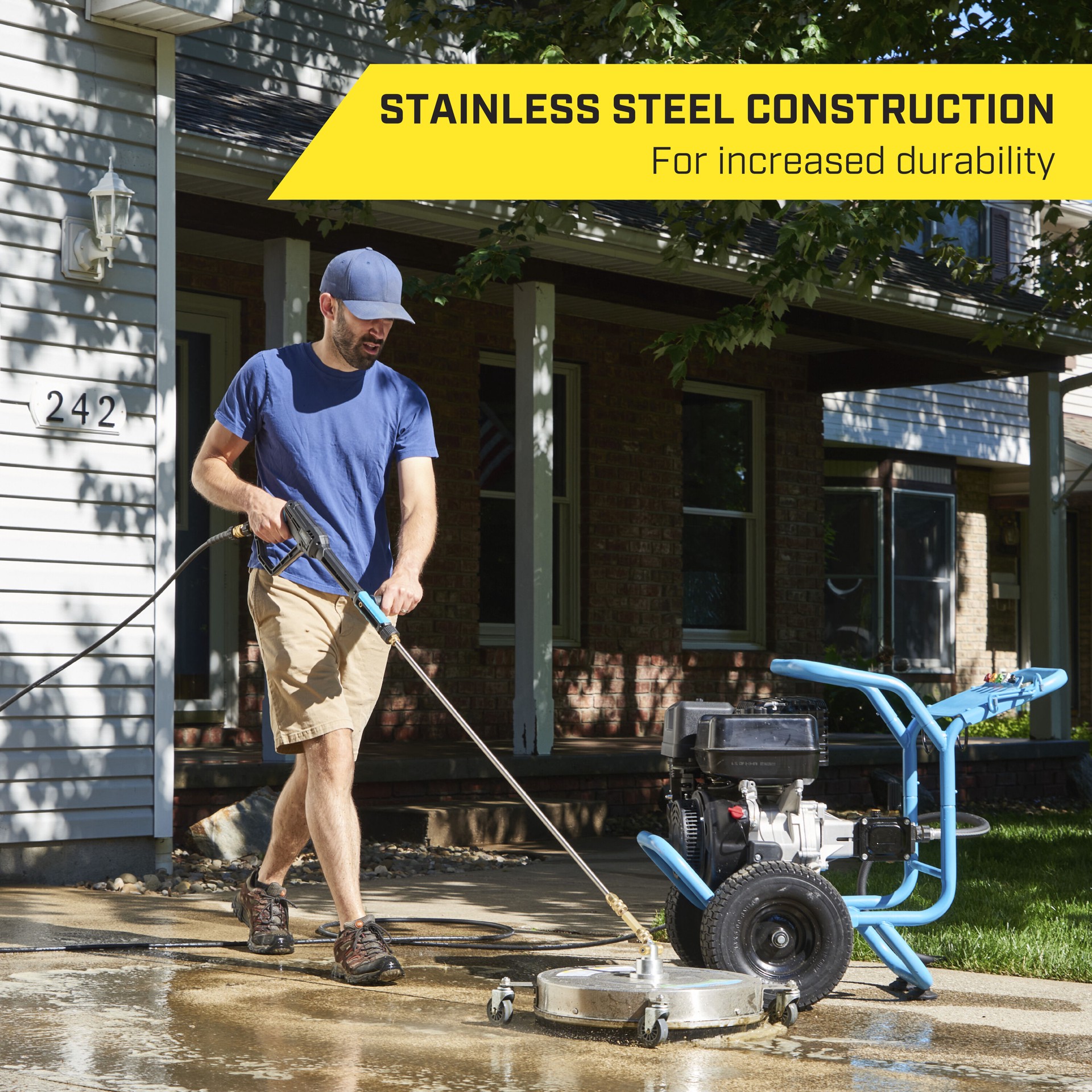 slide 3 of 6, SurfaceMaxx up to 4500-PSI Plastic Pressure Washer Spray gun, 1 ct