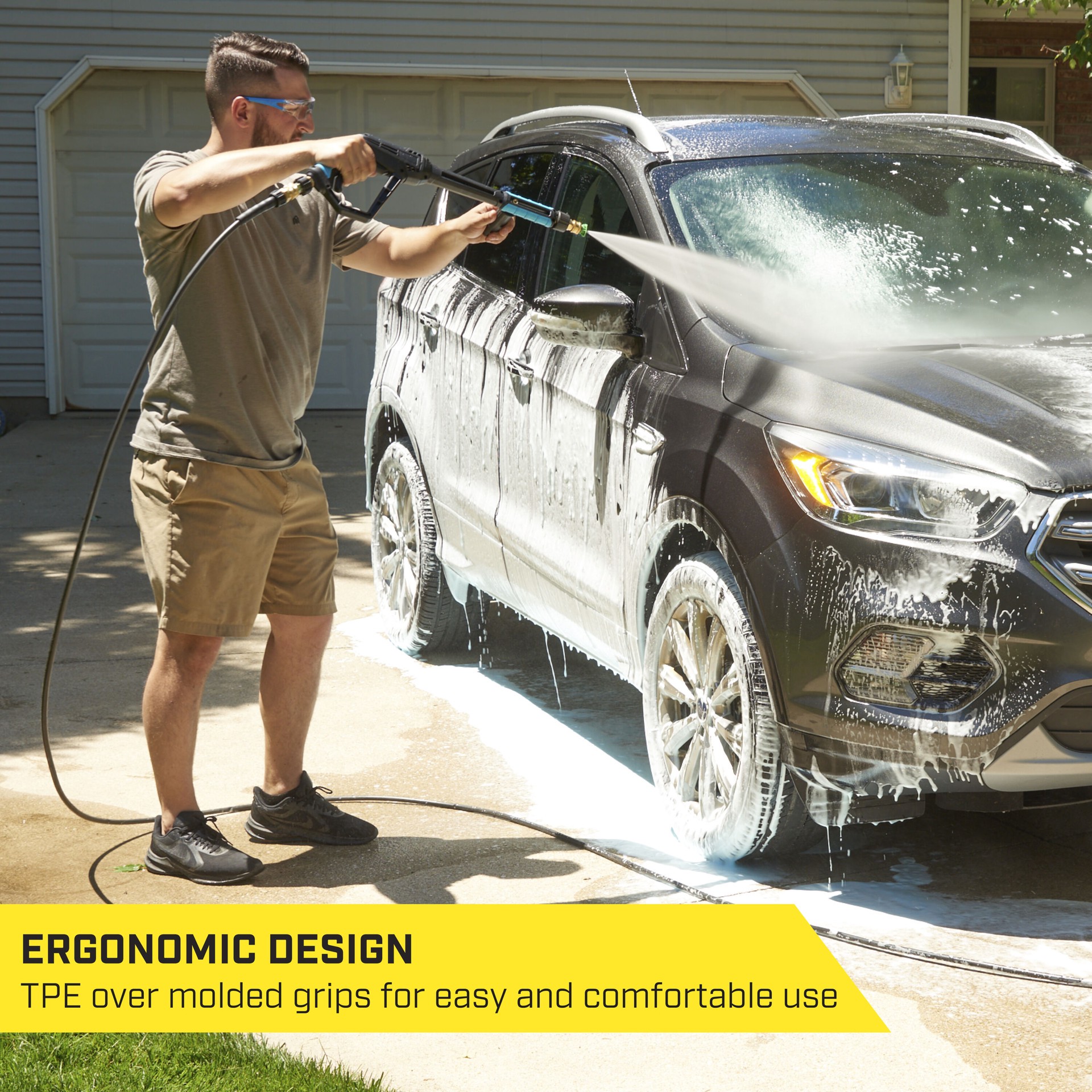 slide 4 of 6, SurfaceMaxx up to 4500-PSI Plastic Pressure Washer Spray gun, 1 ct