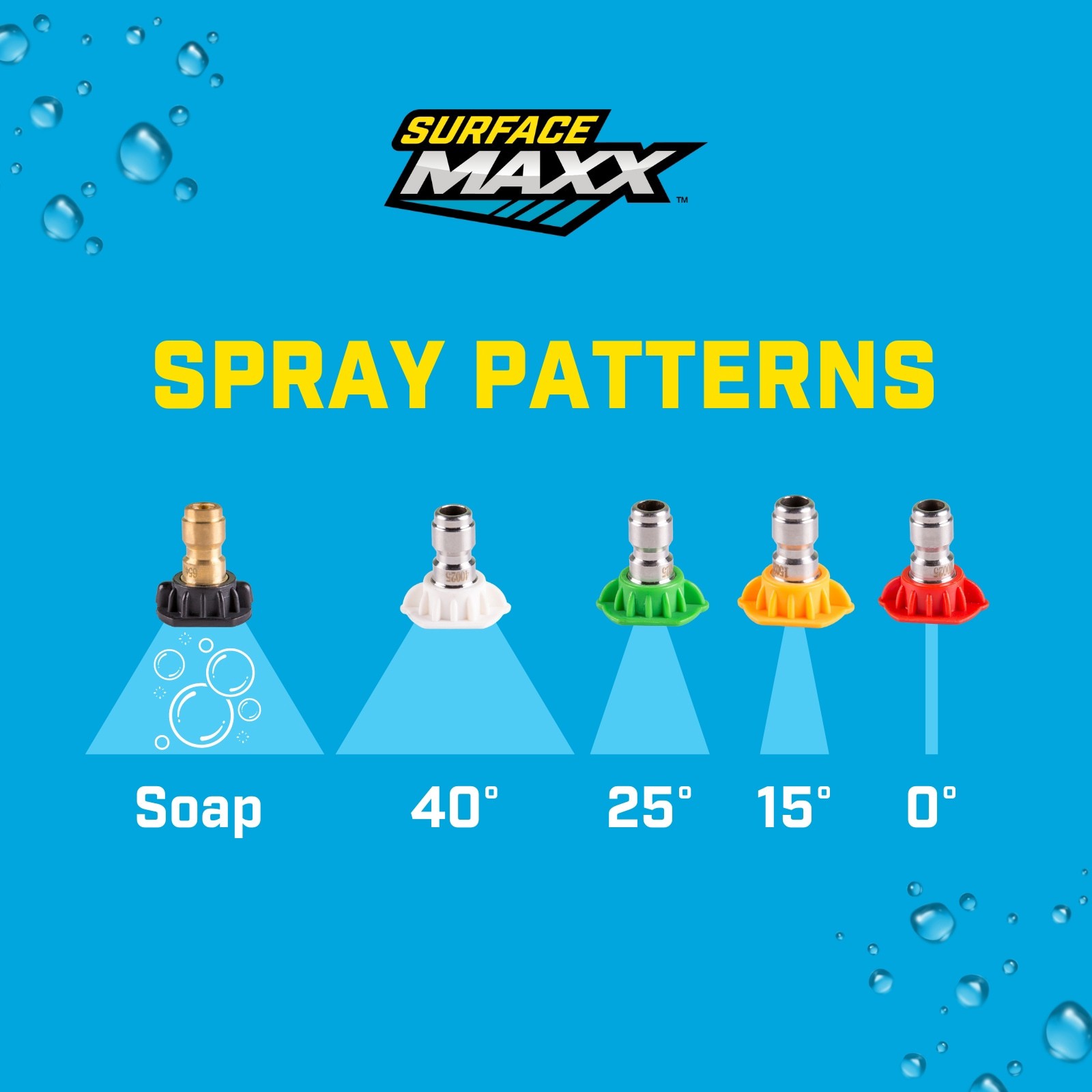 slide 4 of 6, SurfaceMaxx 4500-PSI 1/4-in Spray tip, 1 ct