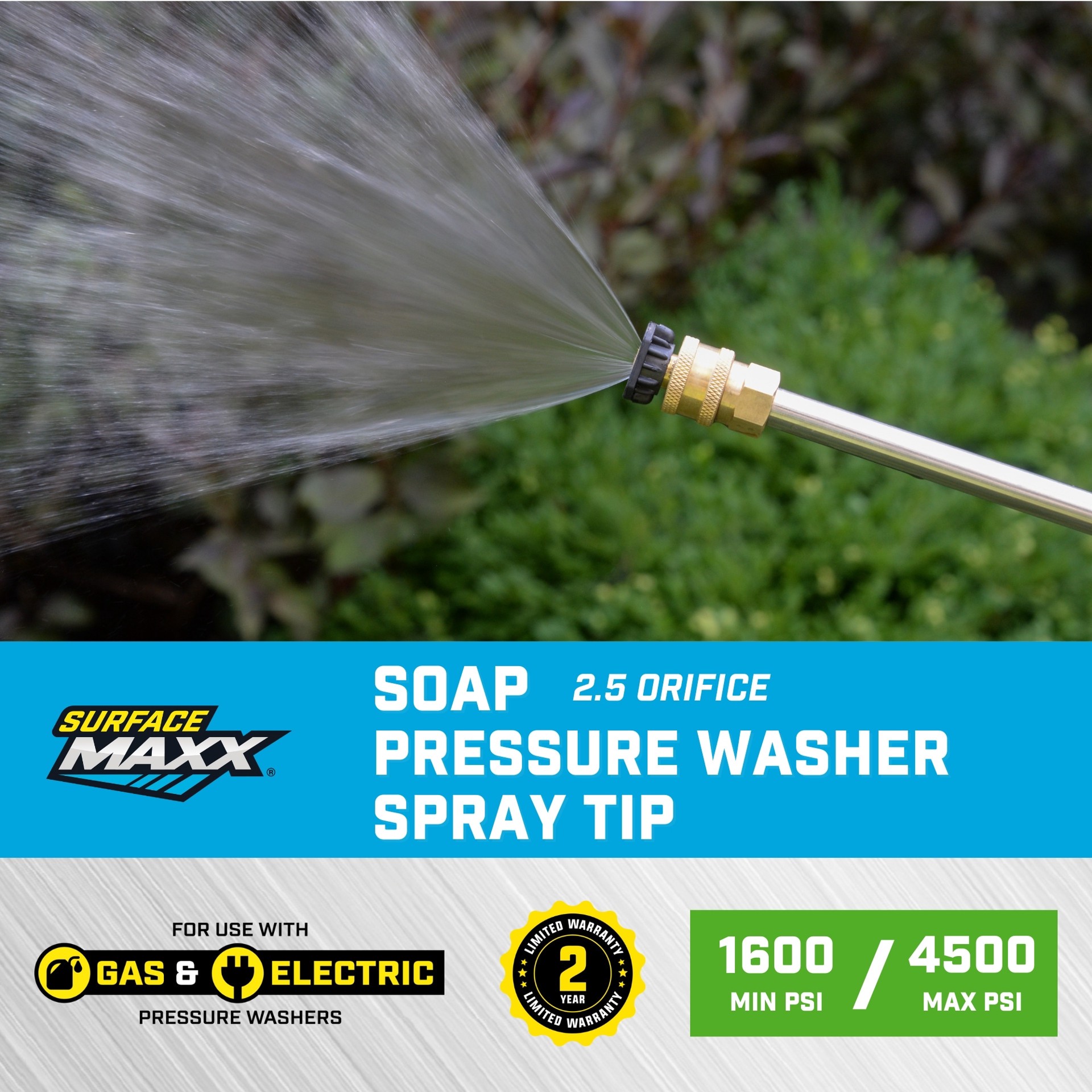 slide 2 of 6, SurfaceMaxx 4500-PSI 1/4-in Spray tip, 1 ct