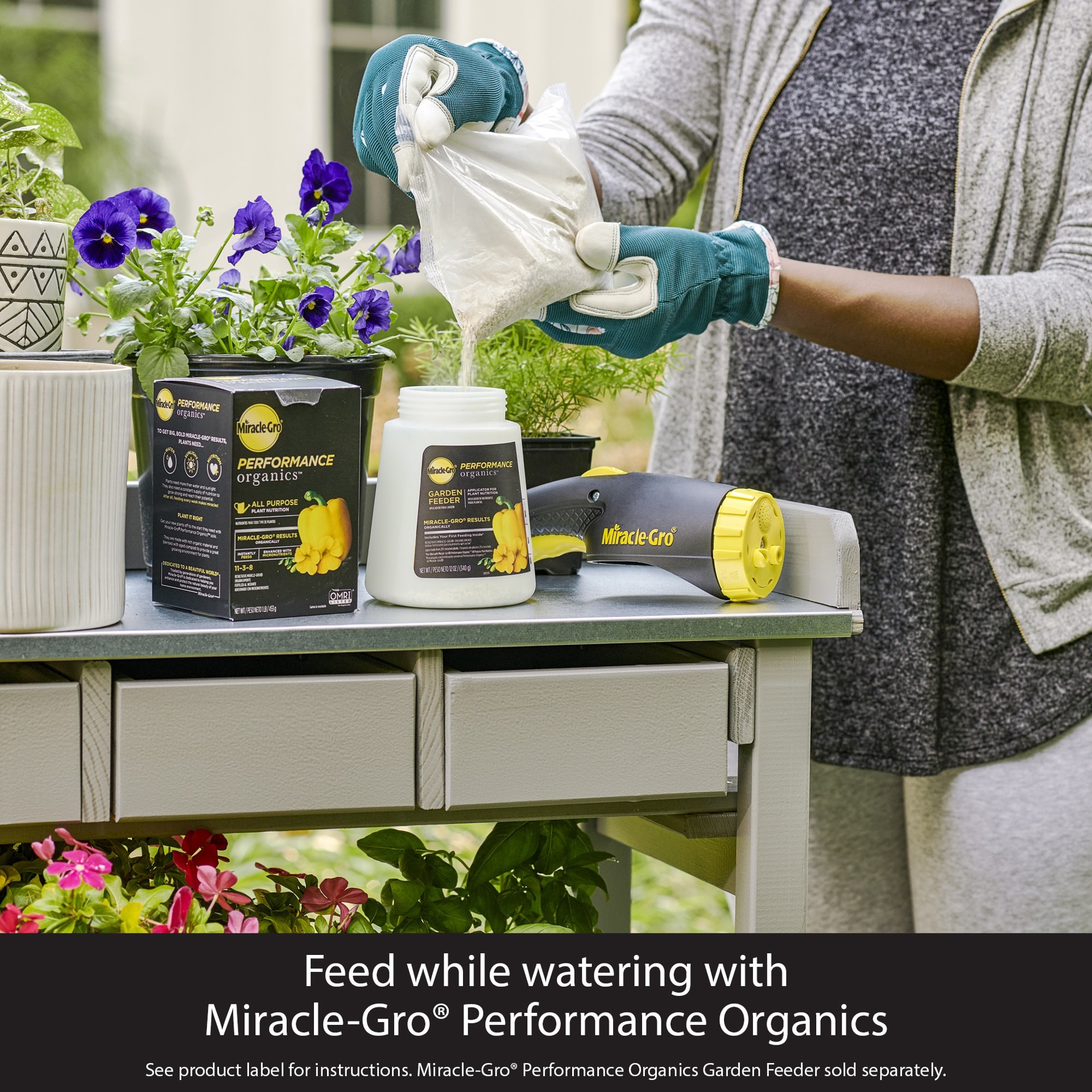 slide 3 of 6, Miracle-Gro Performance Organics 1-lb 11-3-8 Water-soluble All-purpose Food, 1 ct