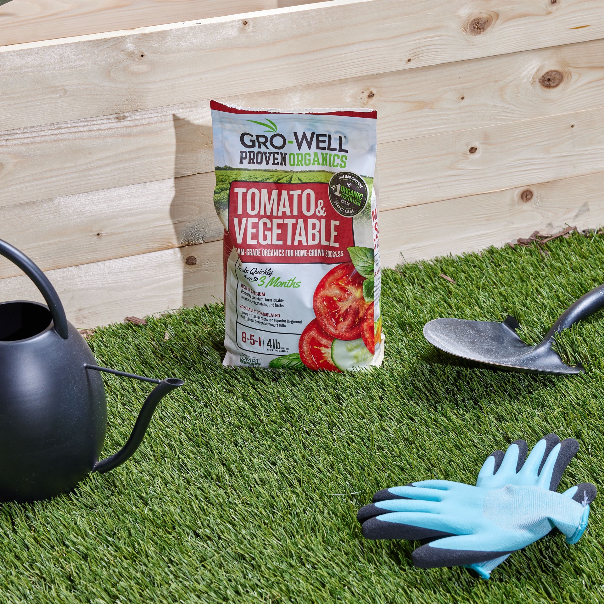 slide 5 of 6, GRO-WELL Proven Organics 4-lb 8-5-1 Organic Vegetable Food, 1 ct