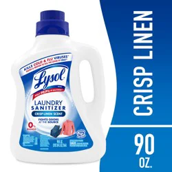 LYSOL Laundry Sanitizer 90 -fl oz Crisp Linen Fabric Deodorizer