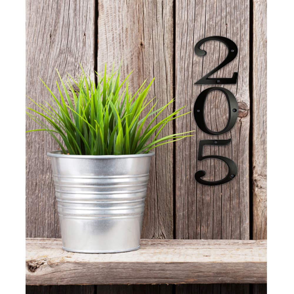 slide 4 of 6, RELIABILT 4-in Black Number 5, 1 ct