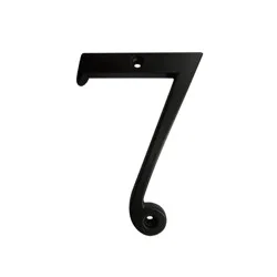 RELIABILT 4-in Black Number 7 1 ct | shipt
