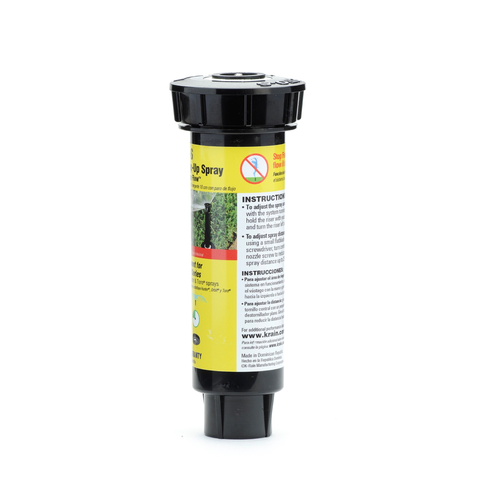 slide 6 of 6, K-Rain 8-ft - 15-ft Quarter-circle Spray 4-in Pop-up spray head sprinkler, 1 ct