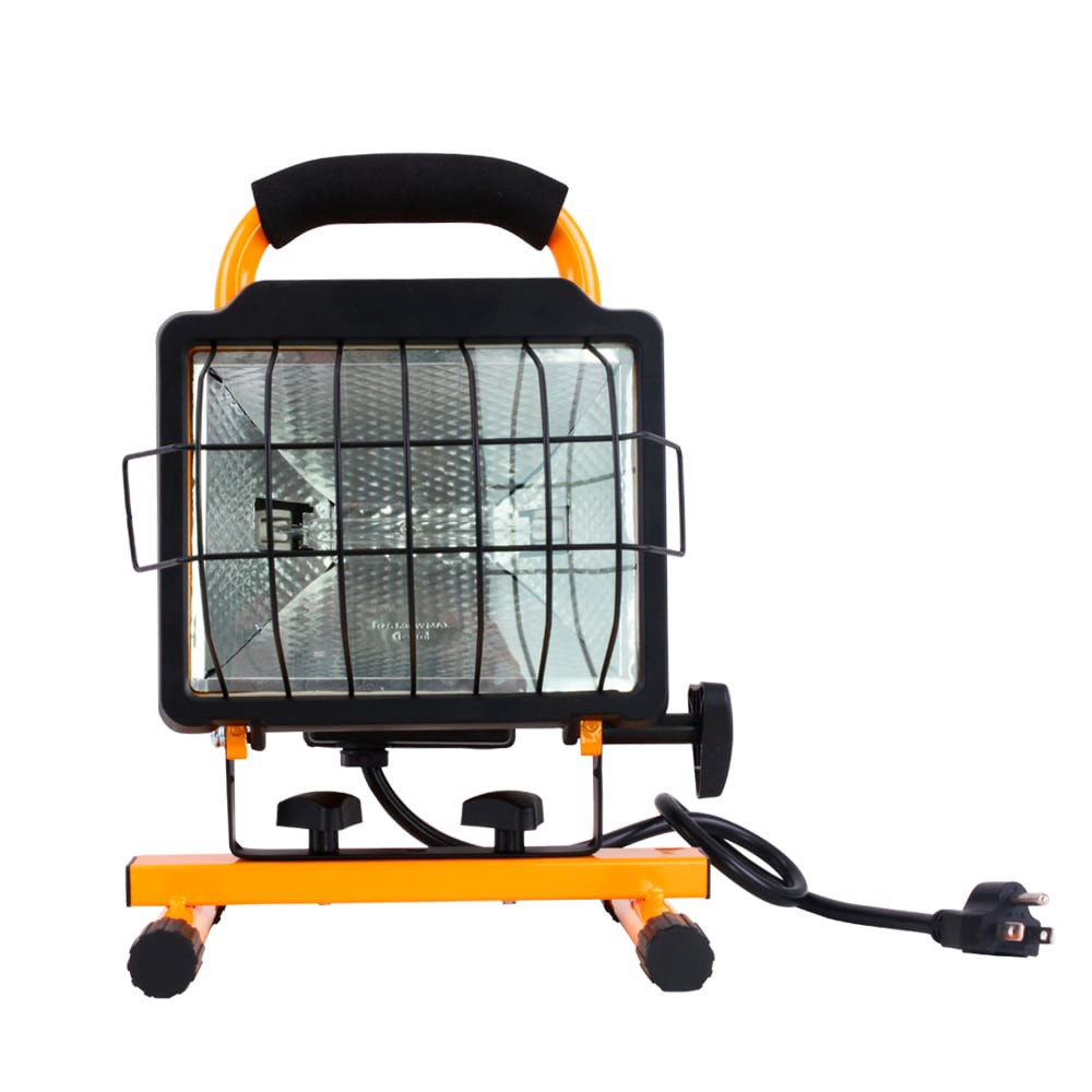 slide 3 of 6, Utilitech 4500 -Lumens Halogen Plug-in Stand Work Light, 1 ct