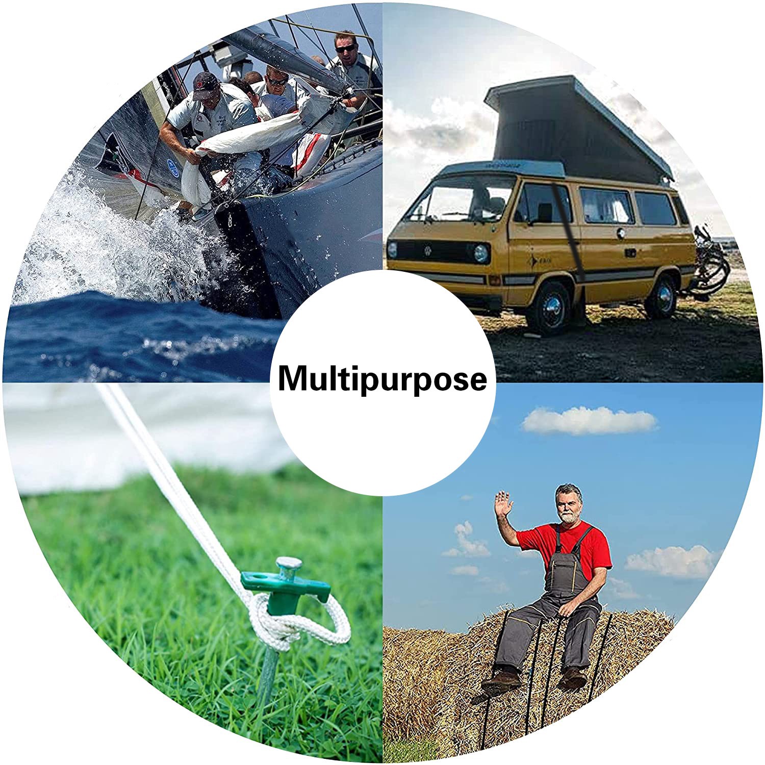 slide 5 of 6, RELIABILT 48.0-ft x 0.125-in Braided Polyester Rope (By-the-Roll), 1 ct