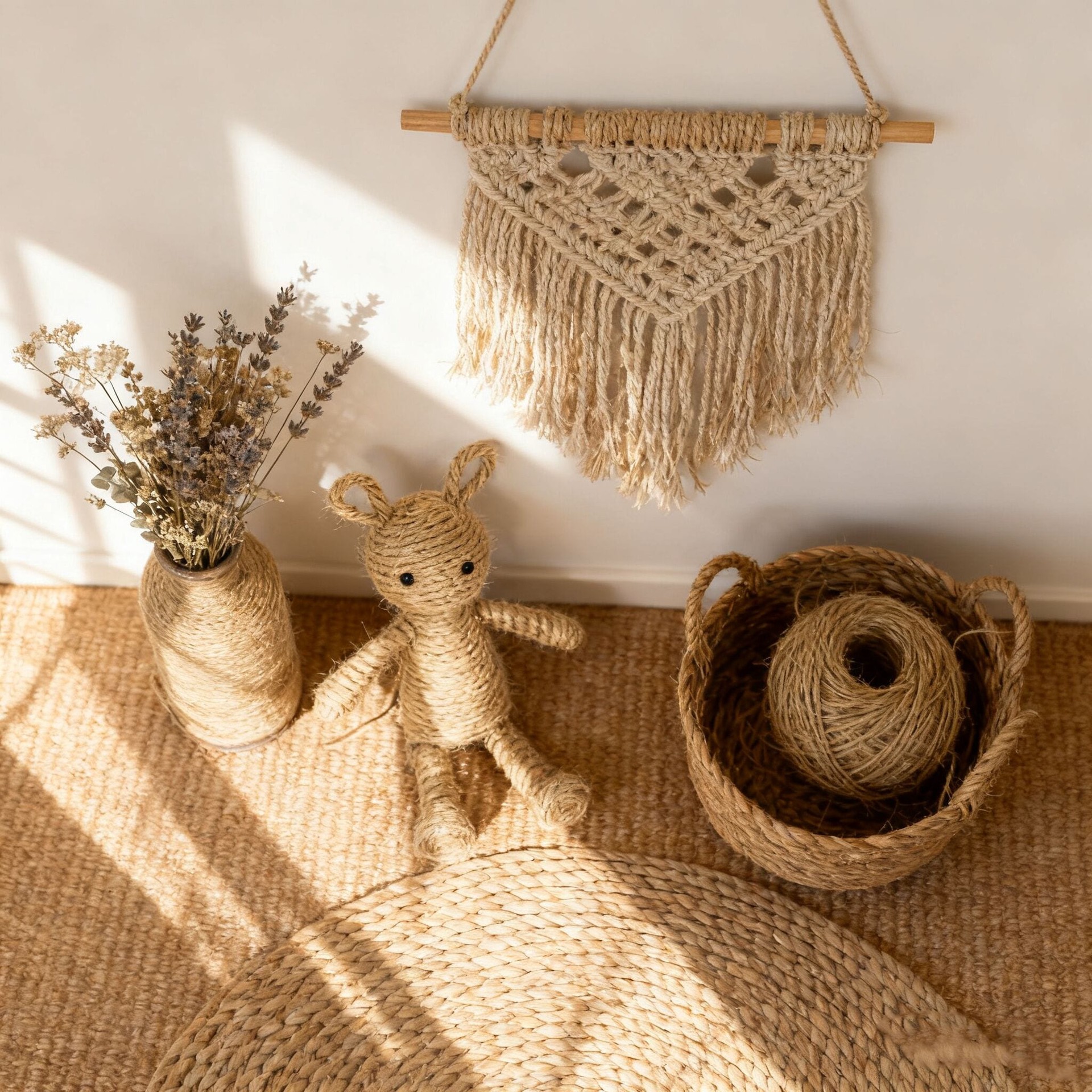 slide 5 of 6, RELIABILT 50.0-ft x 0.375-in Twisted Sisal Rope (By-the-Roll), 1 ct