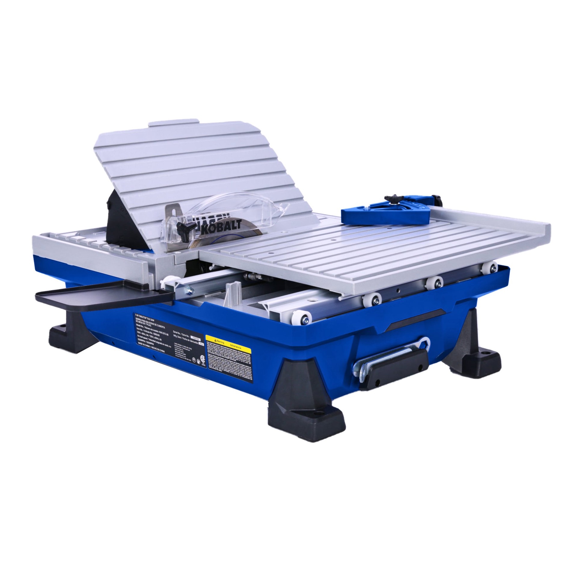 slide 2 of 6, Kobalt 6 -Amp 7.0-in -Blade Wet Tabletop Sliding Table Tile Saw, 1 ct