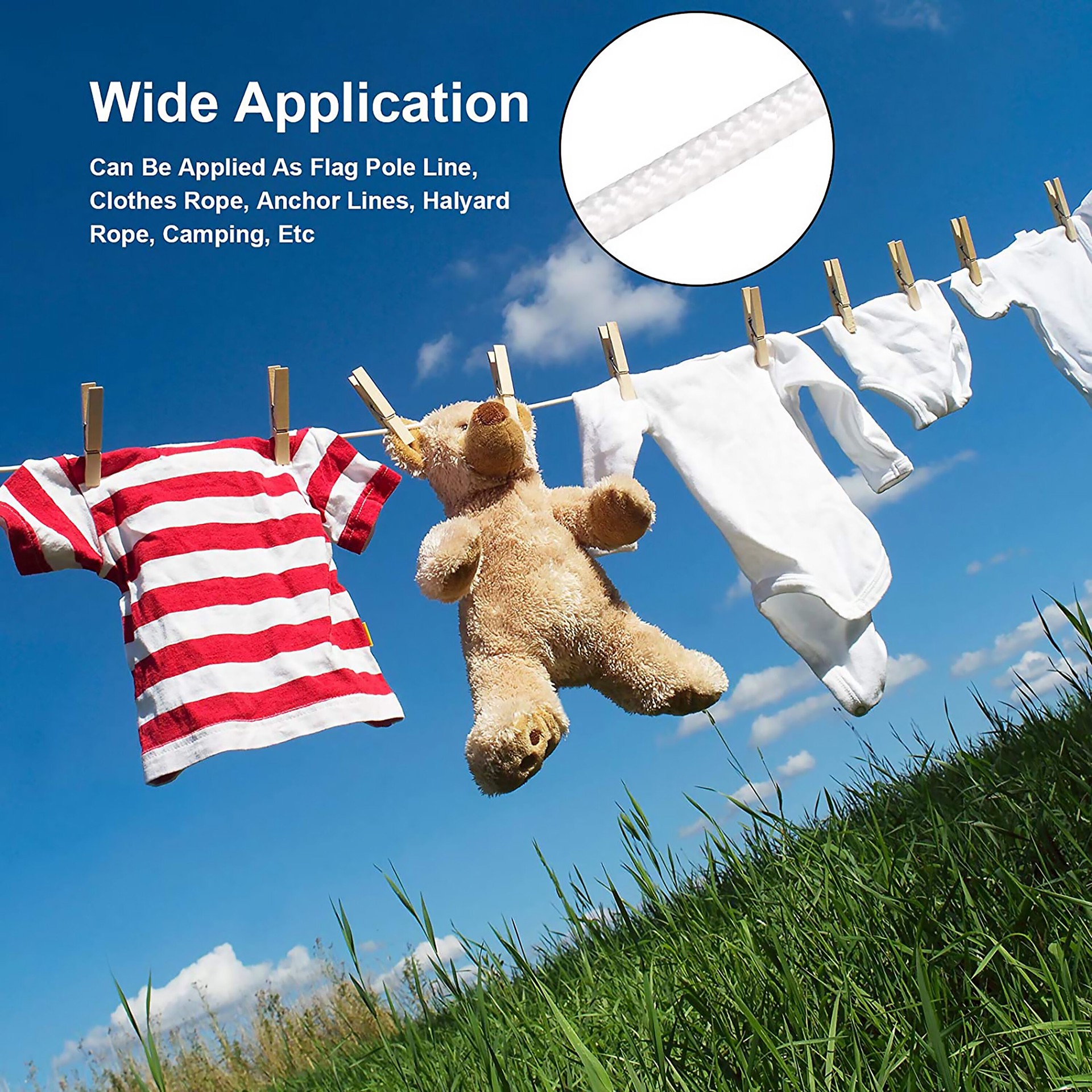 slide 6 of 6, RELIABILT 100.0-ft x 0.4375-in Braided Polyester Rope (By-the-Roll), 1 ct