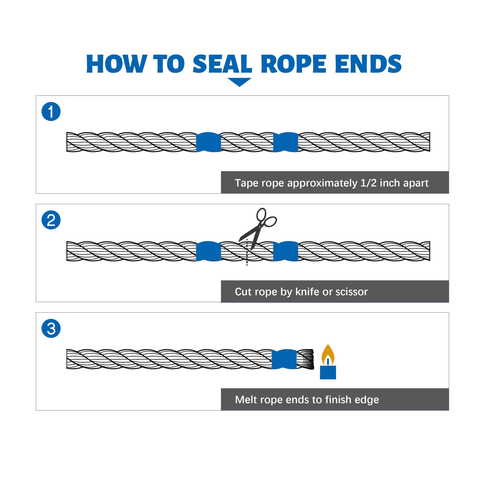 slide 2 of 6, RELIABILT 25.0-ft x 0.375-in Twisted Polyester Rope (By-the-Roll), 1 ct