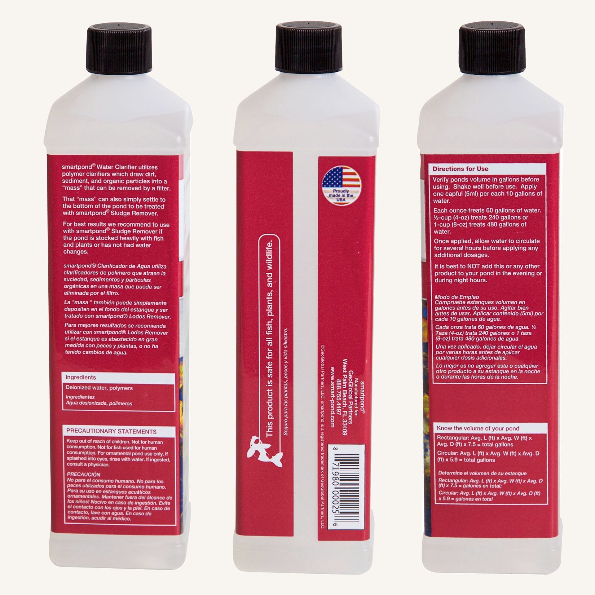 slide 5 of 6, smartpond naturals Pond Liquid Water clarifier 18.0 Fluid ounce(s), 1 ct