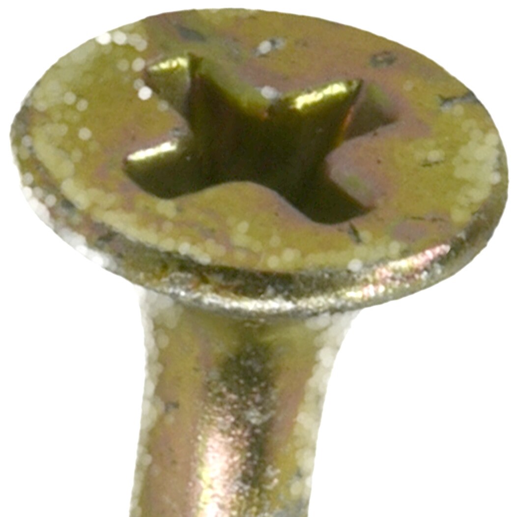 slide 3 of 4, Fas-n-Tite #8 x 3-in Yellow zinc Interior Construction screws (, 1 ct