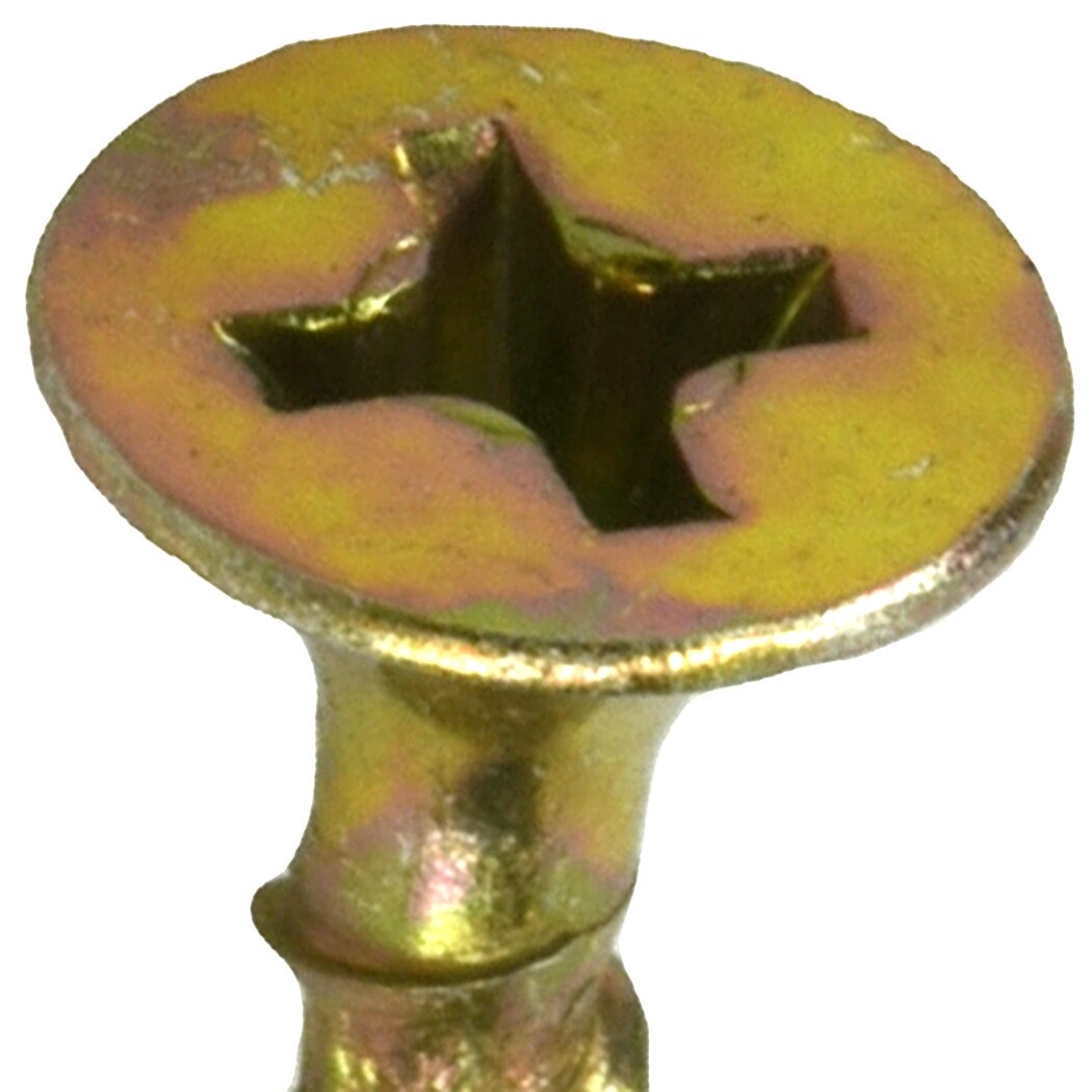 slide 3 of 4, Fas-n-Tite #6 x 1-5/8-in Yellow zinc Interior Construction screws (, 1 ct