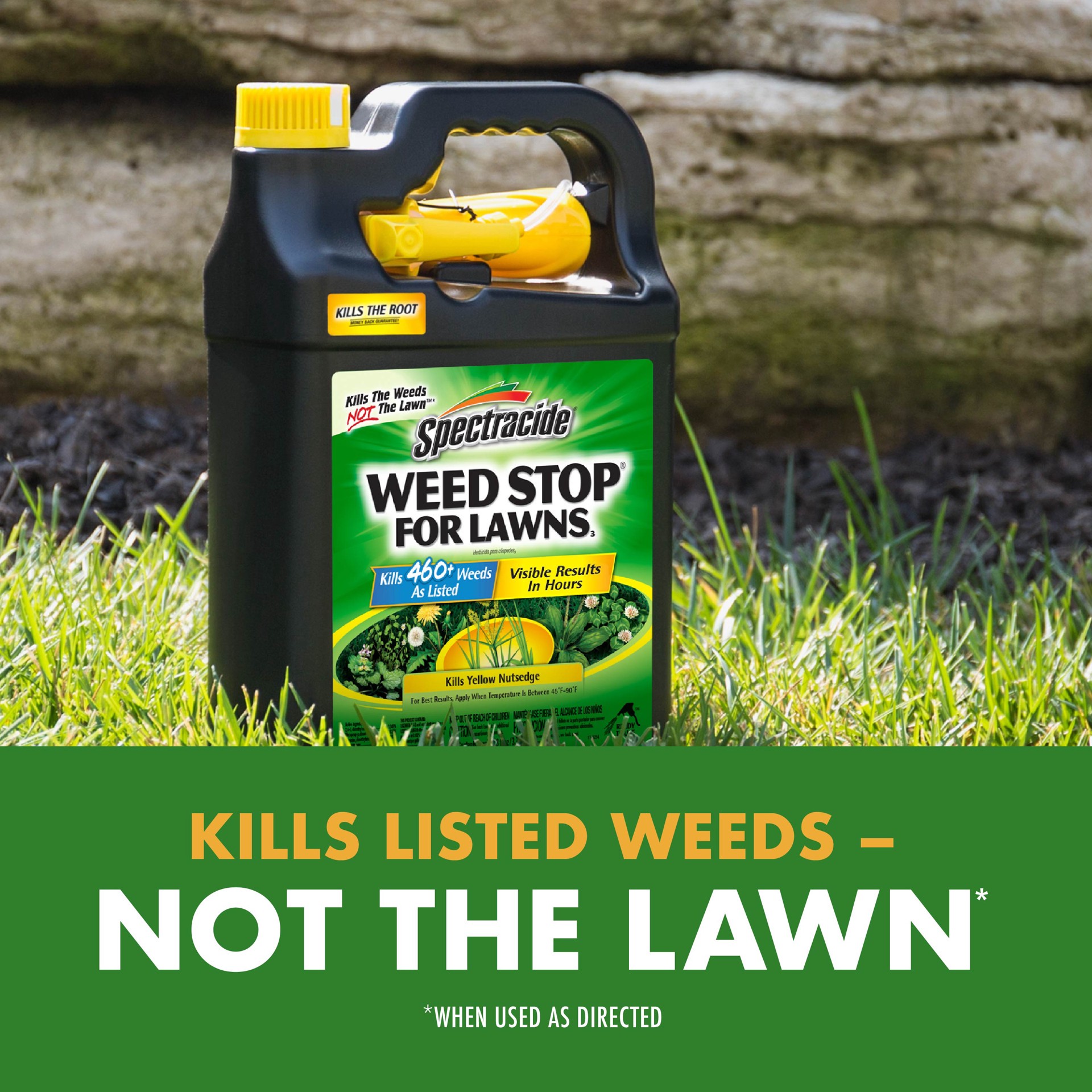 slide 3 of 6, Spectracide Weed Stop For Lawns 1 -Gallon Trigger spray Lawn Weed Killer, 1 ct