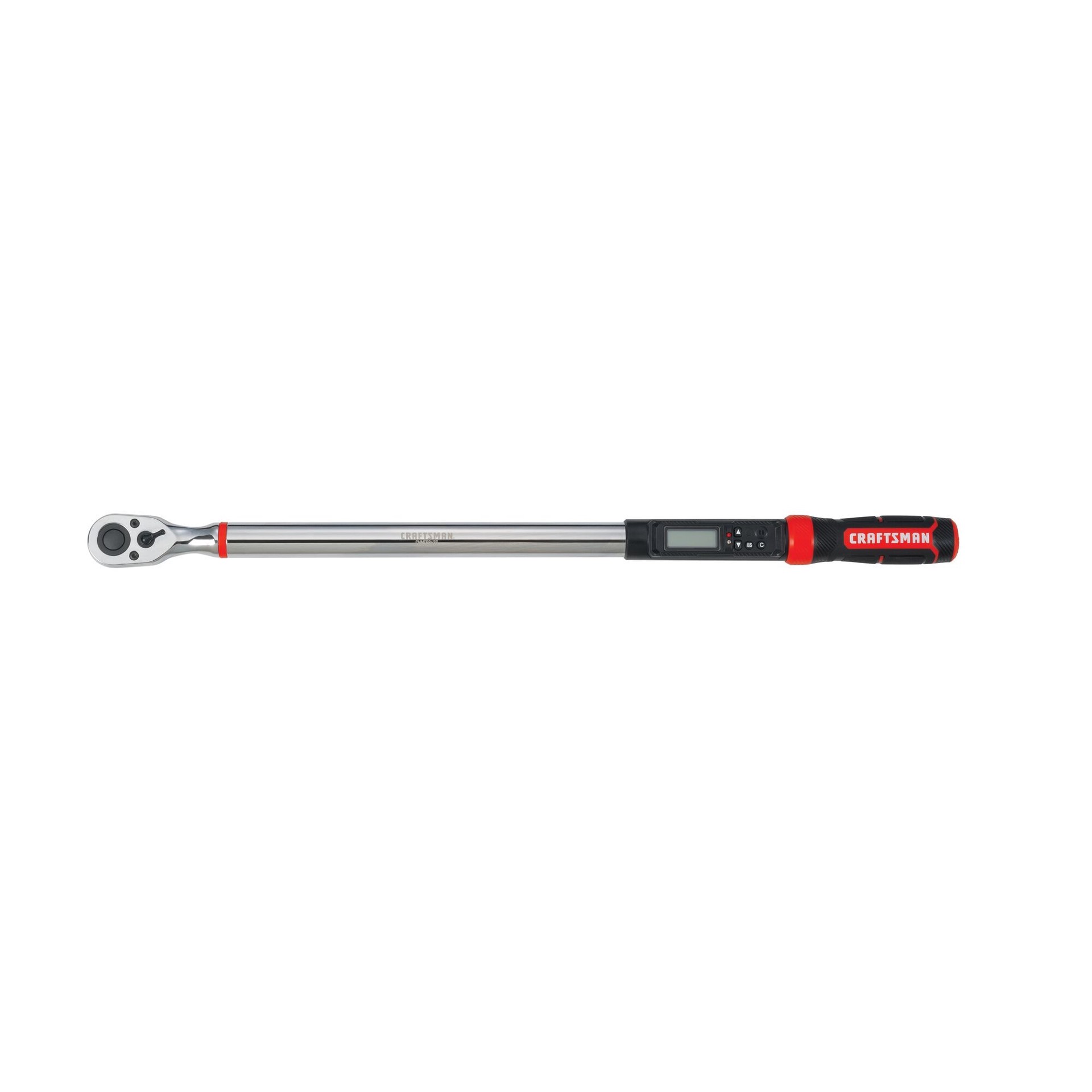 slide 1 of 6, CRAFTSMAN 1/2-in Drive Digital Torque Wrench 50-ft/lb to 250-ft/lb with Batteries Included, 1 ct