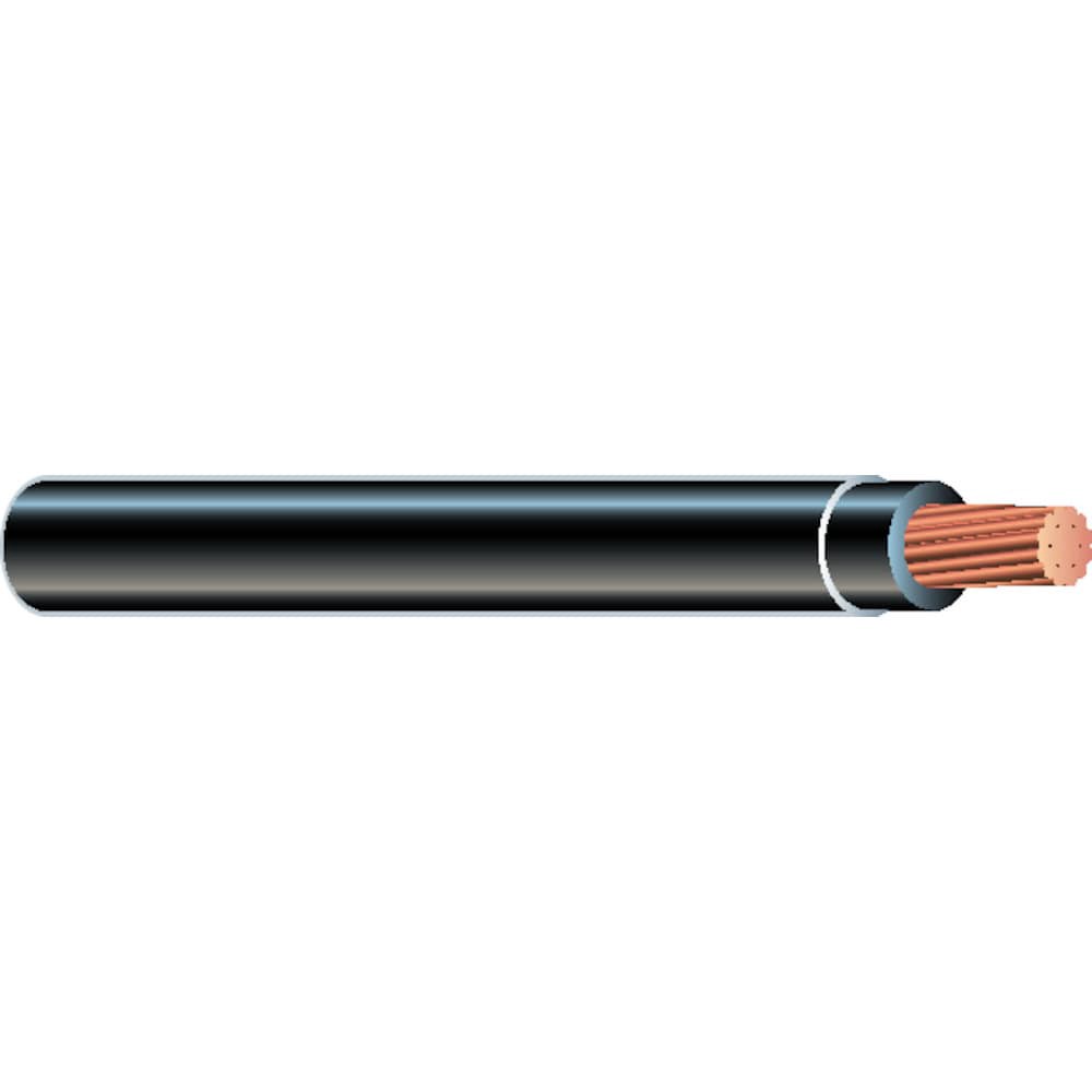 slide 2 of 6, Southwire 50-ft 14 -AWG Black Stranded Copper THHN wire ( By-the-roll ), 1 ct
