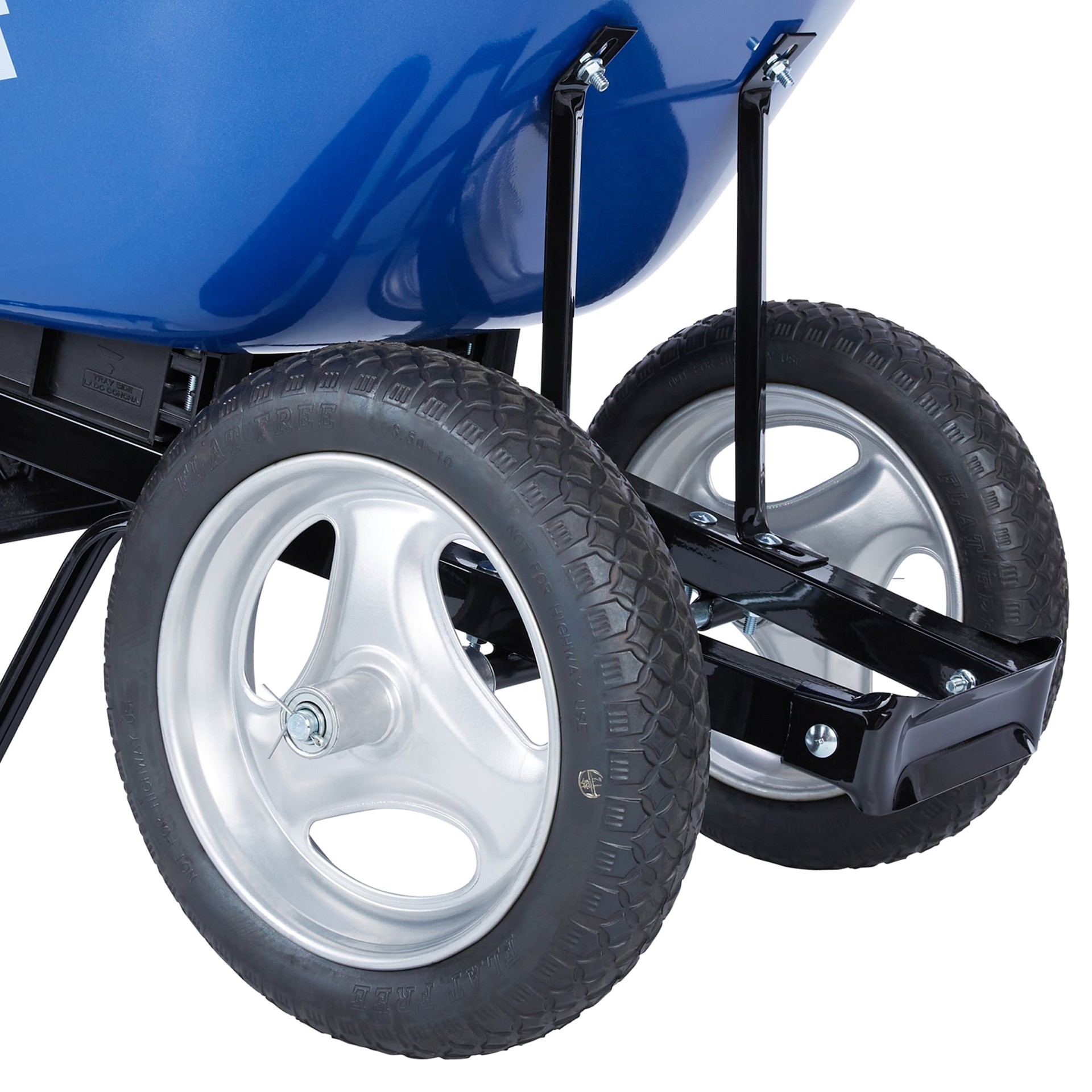 slide 5 of 6, Kobalt 7-cu ft Steel Wheelbarrow Flat-free Tire(s), 1 ct