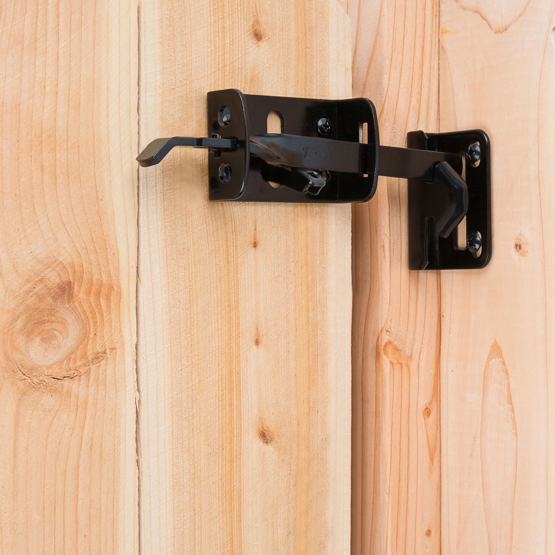 slide 5 of 6, National Hardware 10-in Black Gate latch, 1 ct