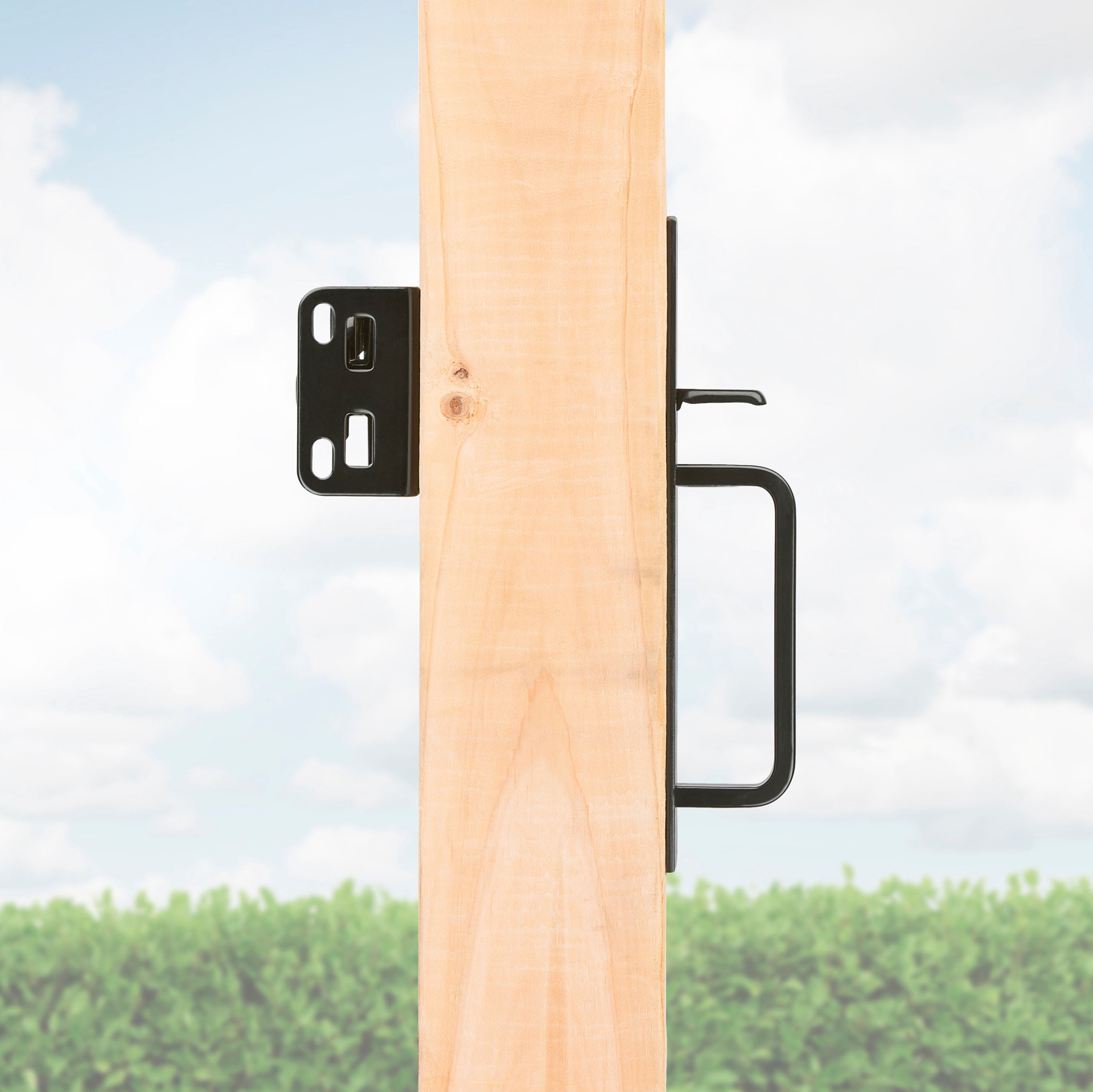 slide 6 of 6, National Hardware 10-in Black Gate latch, 1 ct