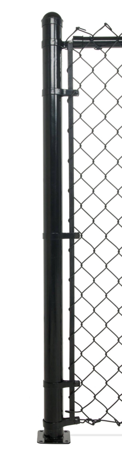 slide 2 of 4, Merchants Metals 58-in Black Steel Tension bar For Chain-link Fence, 1 ct