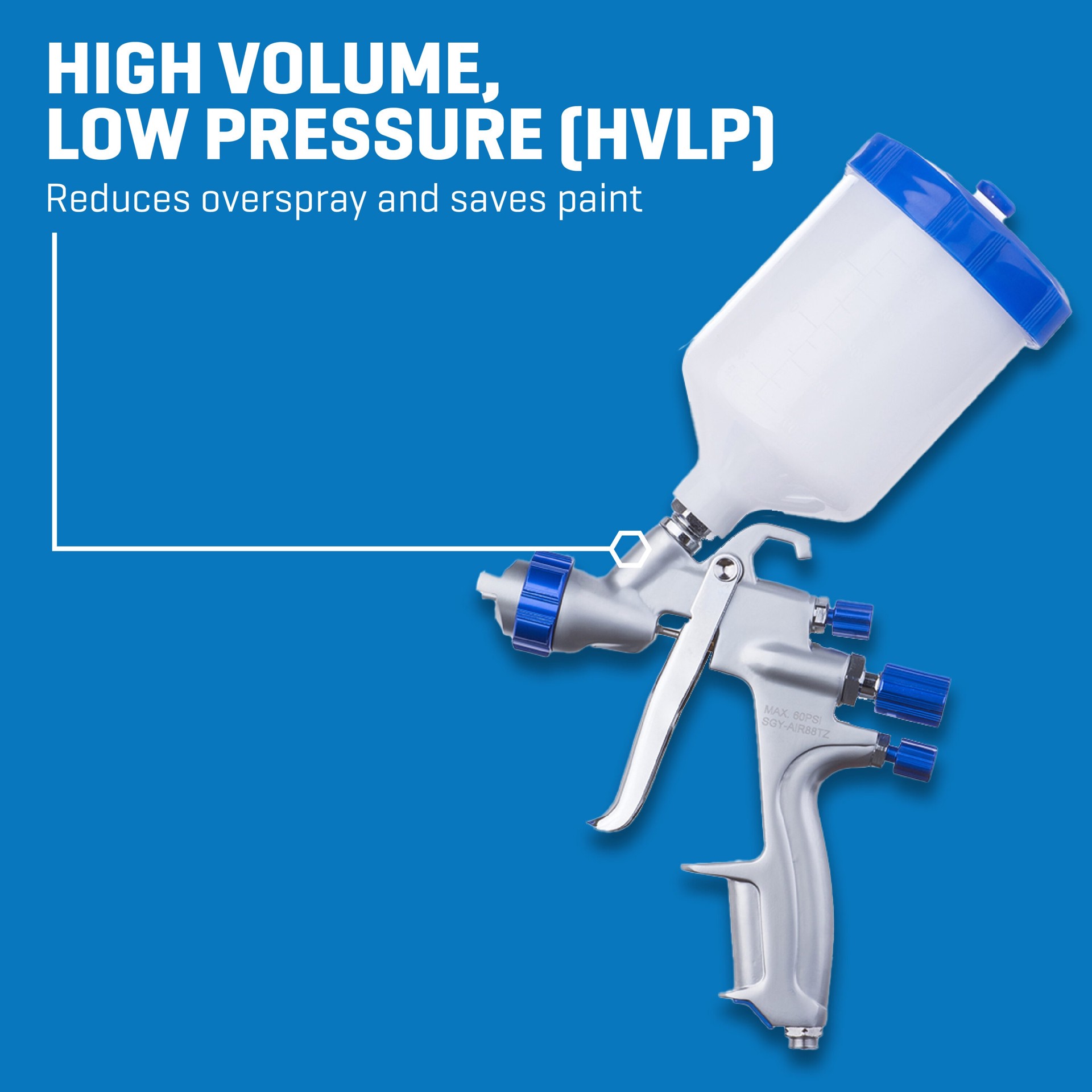 slide 5 of 6, Kobalt 8 -in Air Paint Sprayer, 1 ct