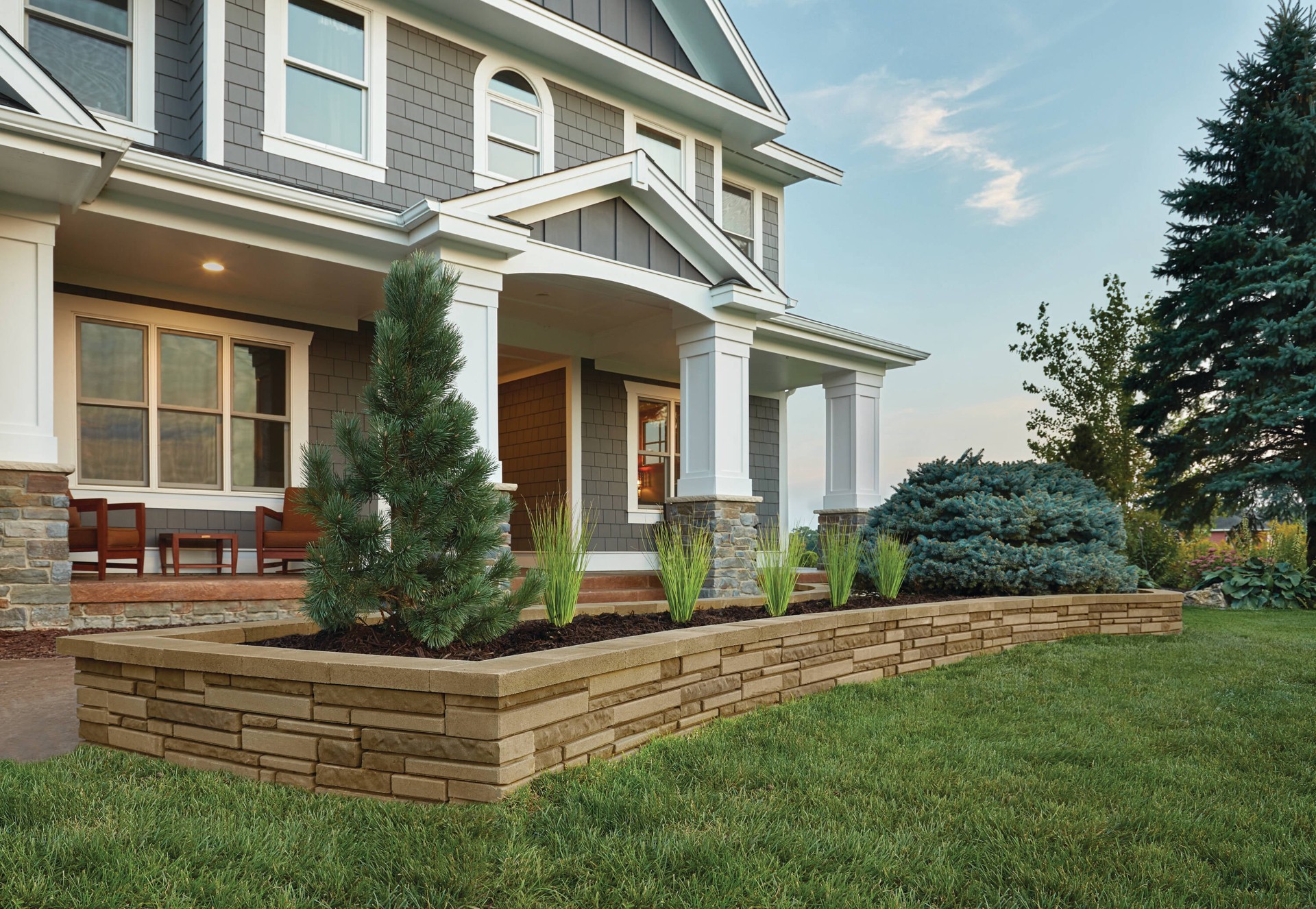 slide 6 of 6, Belgard 4-in H x 16-in L x 5.75-in D Desert Sand Concrete Retaining wall block, 1 ct