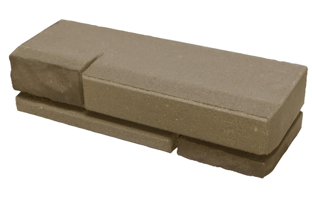 slide 1 of 6, Belgard 4-in H x 16-in L x 5.75-in D Desert Sand Concrete Retaining wall block, 1 ct