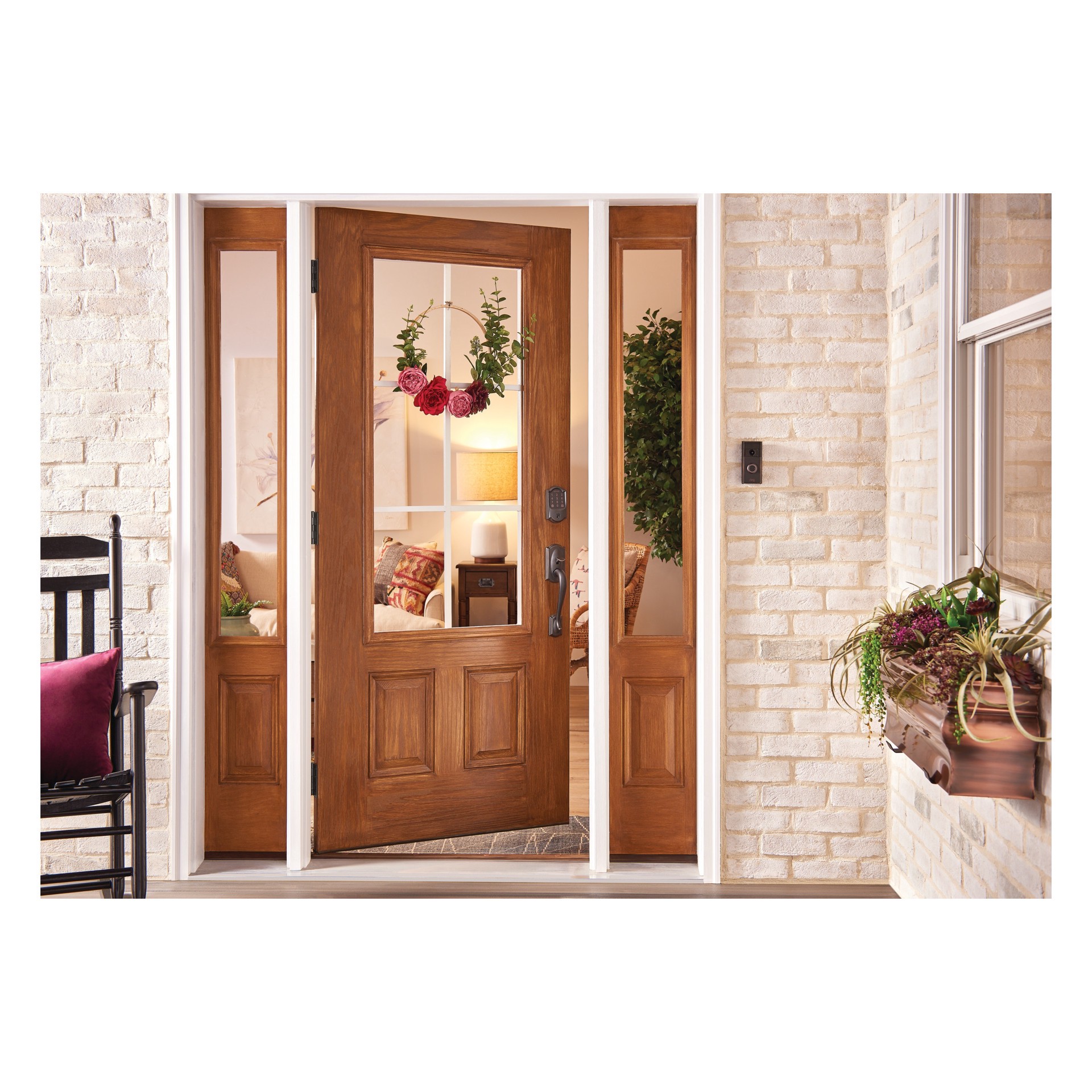 slide 2 of 6, Schlage Encode Camelot Aged Bronze Smart Wi-Fi and Bluetooth Touchscreen Keypad Electronic Deadbolt Lock, 1 ct