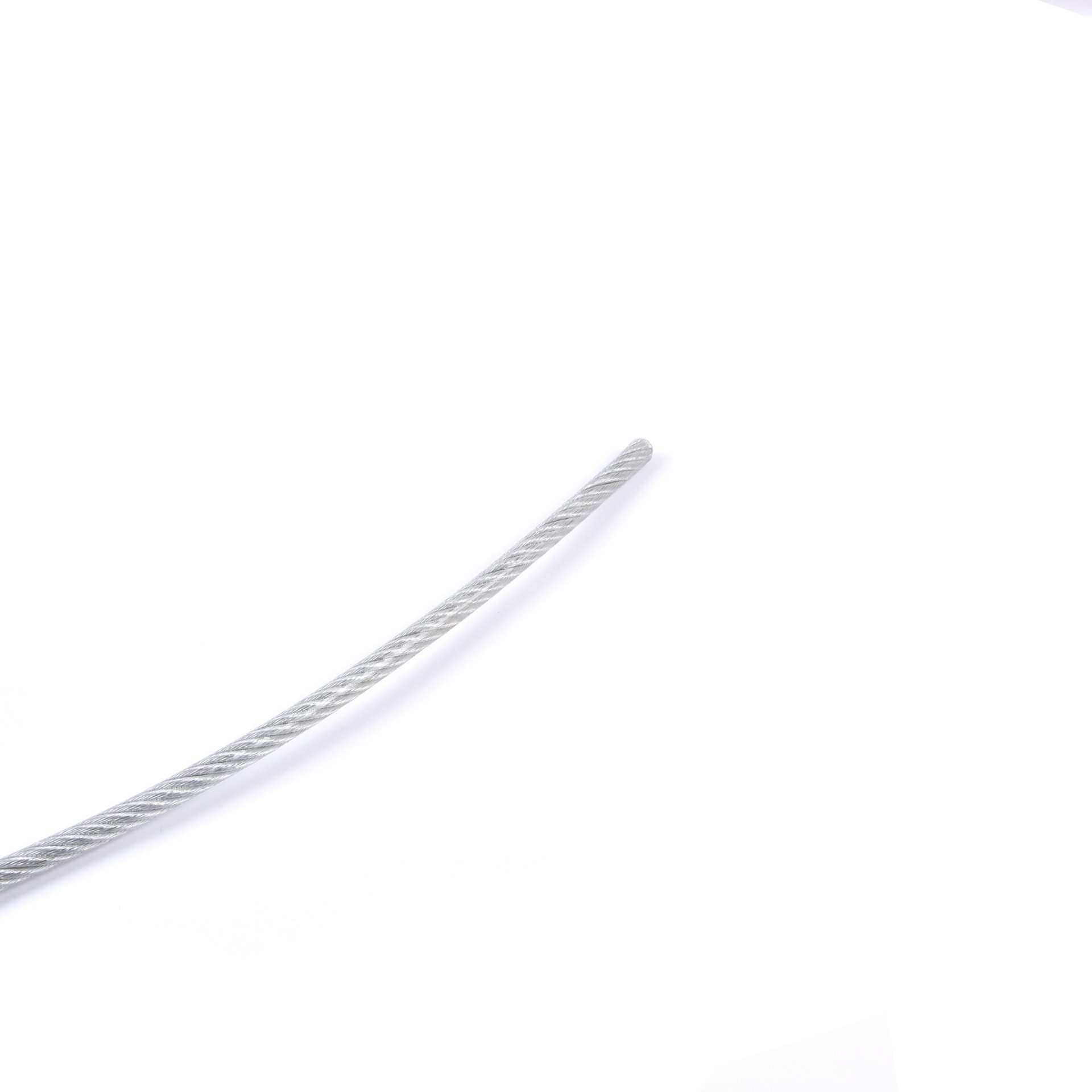 slide 3 of 6, RELIABILT 50.0-ft x 1/8-in Weldless Galvanized-vinyl coated Steel Cable (By-the-Roll), 1 ct